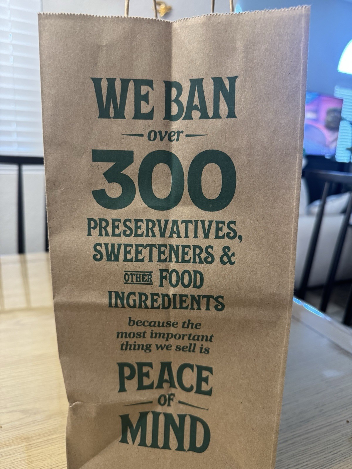 Limited Time Whole Foods Paper bag