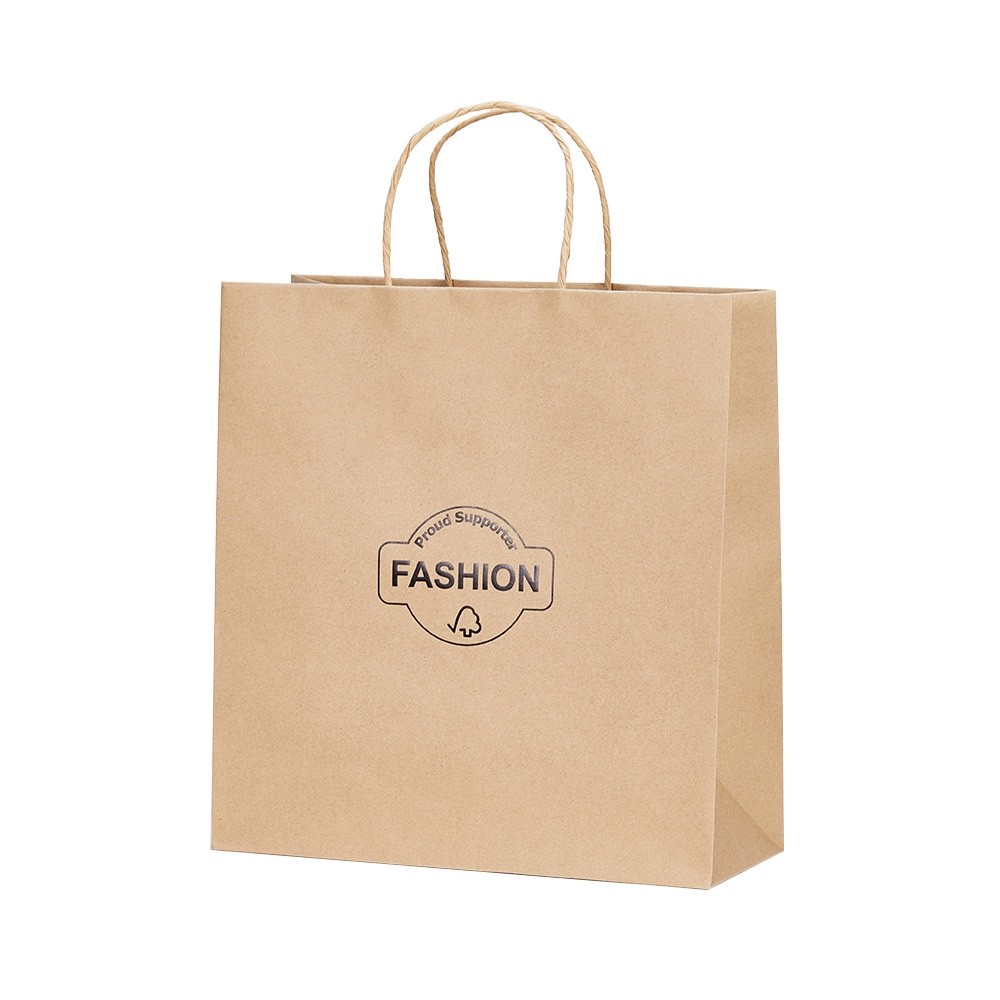 200pcs Bulk Kraft Paper Bags Wholesale, Custom Logo Printed Recyclable bags