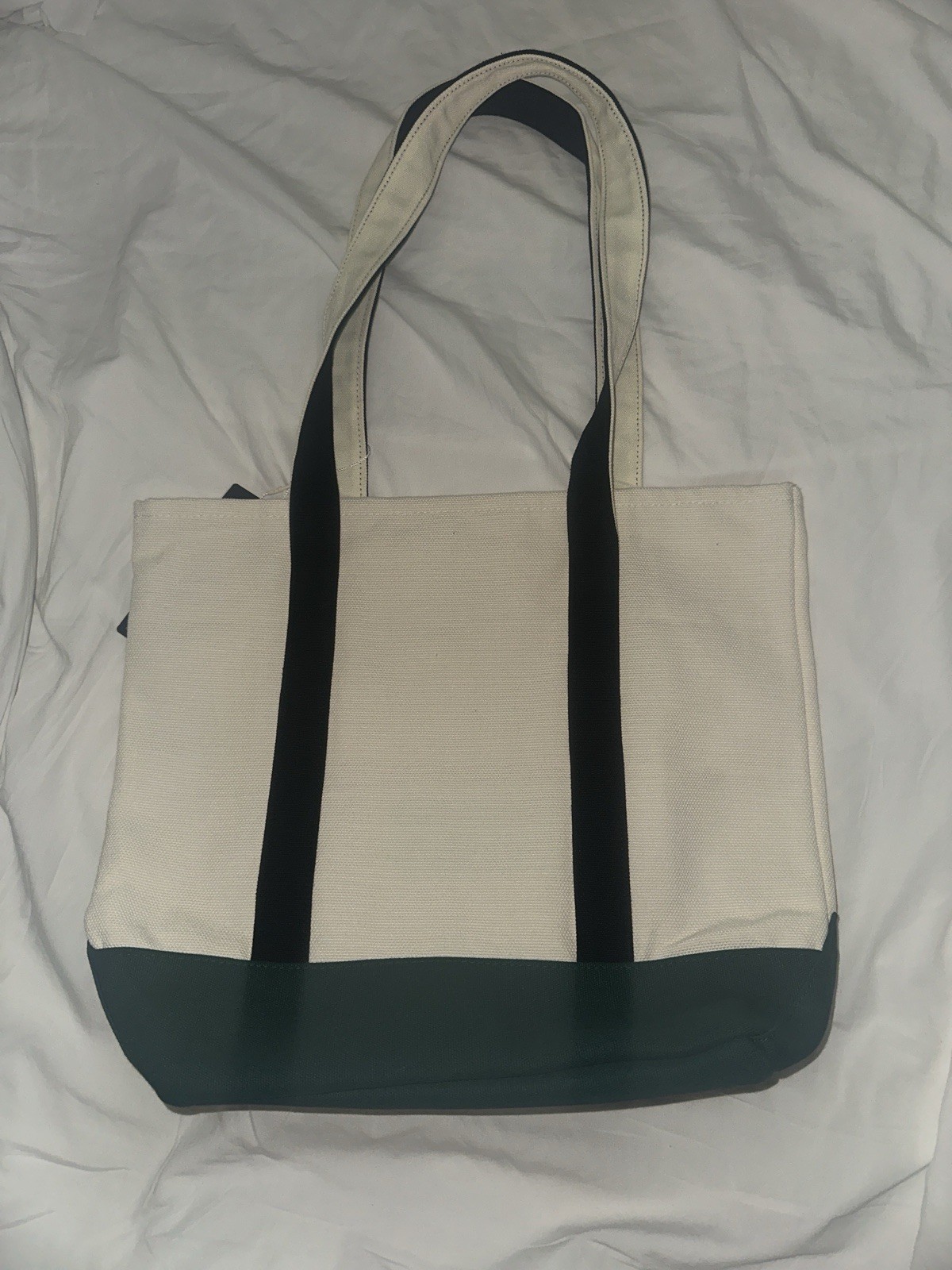 FIFA World Cup 2026 Canvas Tote Bag 15×16 in Graphic Print White/Black/Green