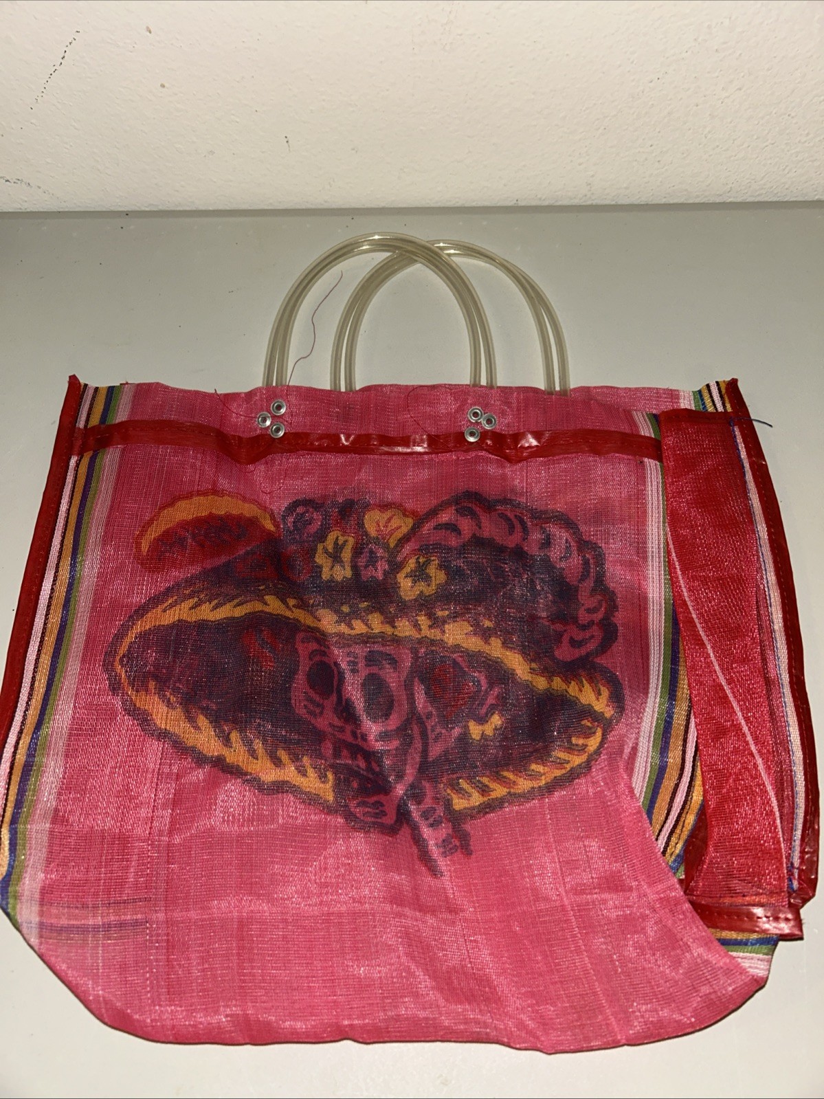 13.5 X16 Reusable Bag Skeleton Dias De Los Muertos (tear)