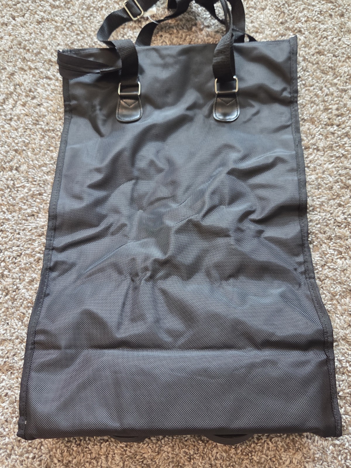 Barnes & Noble Collapsible Rolling Promo Folding Bag Easy Storage Denier Nylon