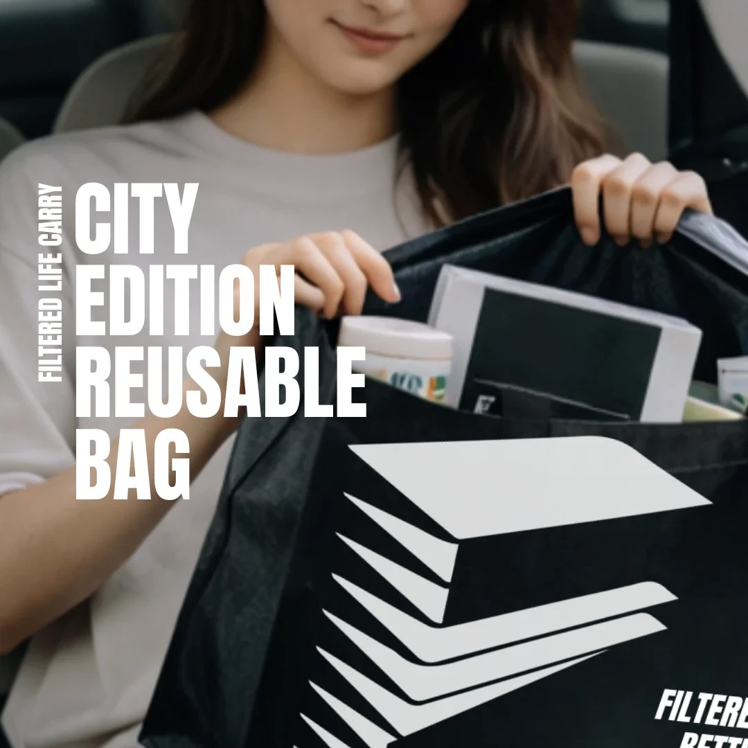 FreshenOPT Canada City Edition Reusable Shopping Bag | Eco Tote Bag