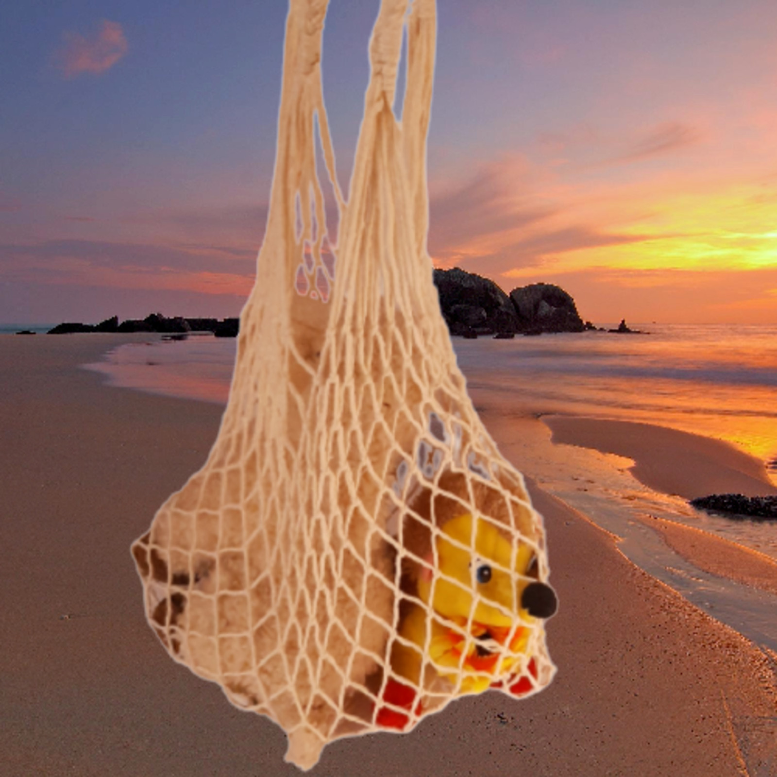 Handmade tote bag holder macrame bag mesh crochet bag market bag Eco friendly