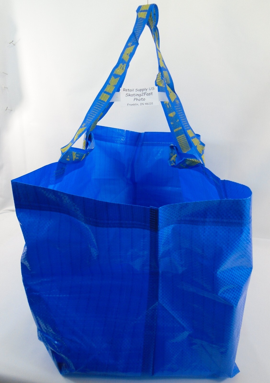 IKEA Blue Frakta 19 Gal. Bag Large Tote Reusable ECO Grocery Laundry Storage Bag