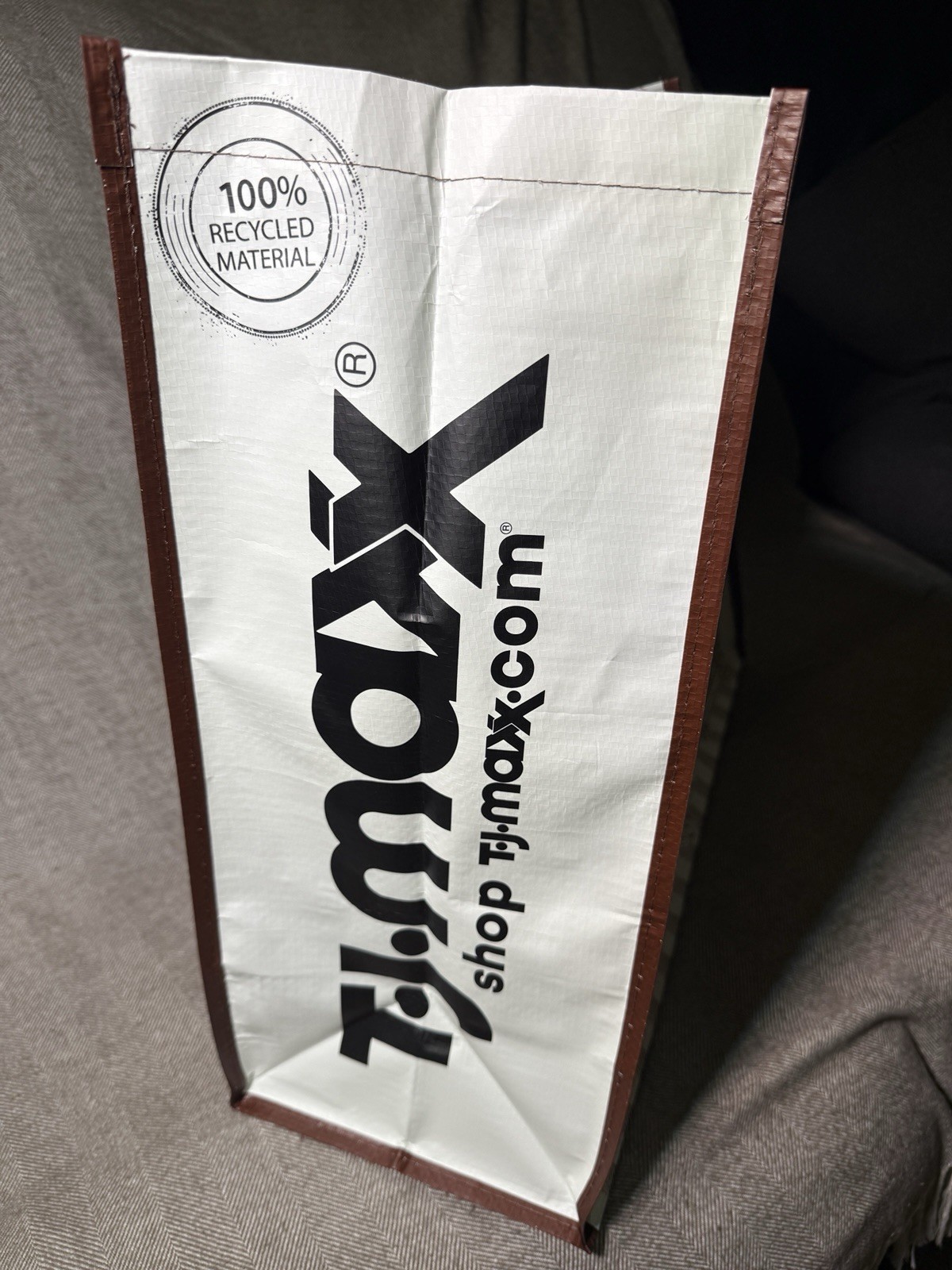 New T.J. Maxx Reusable Shopping Tote Bag Western Dogs Portraits with Cowboy Hats