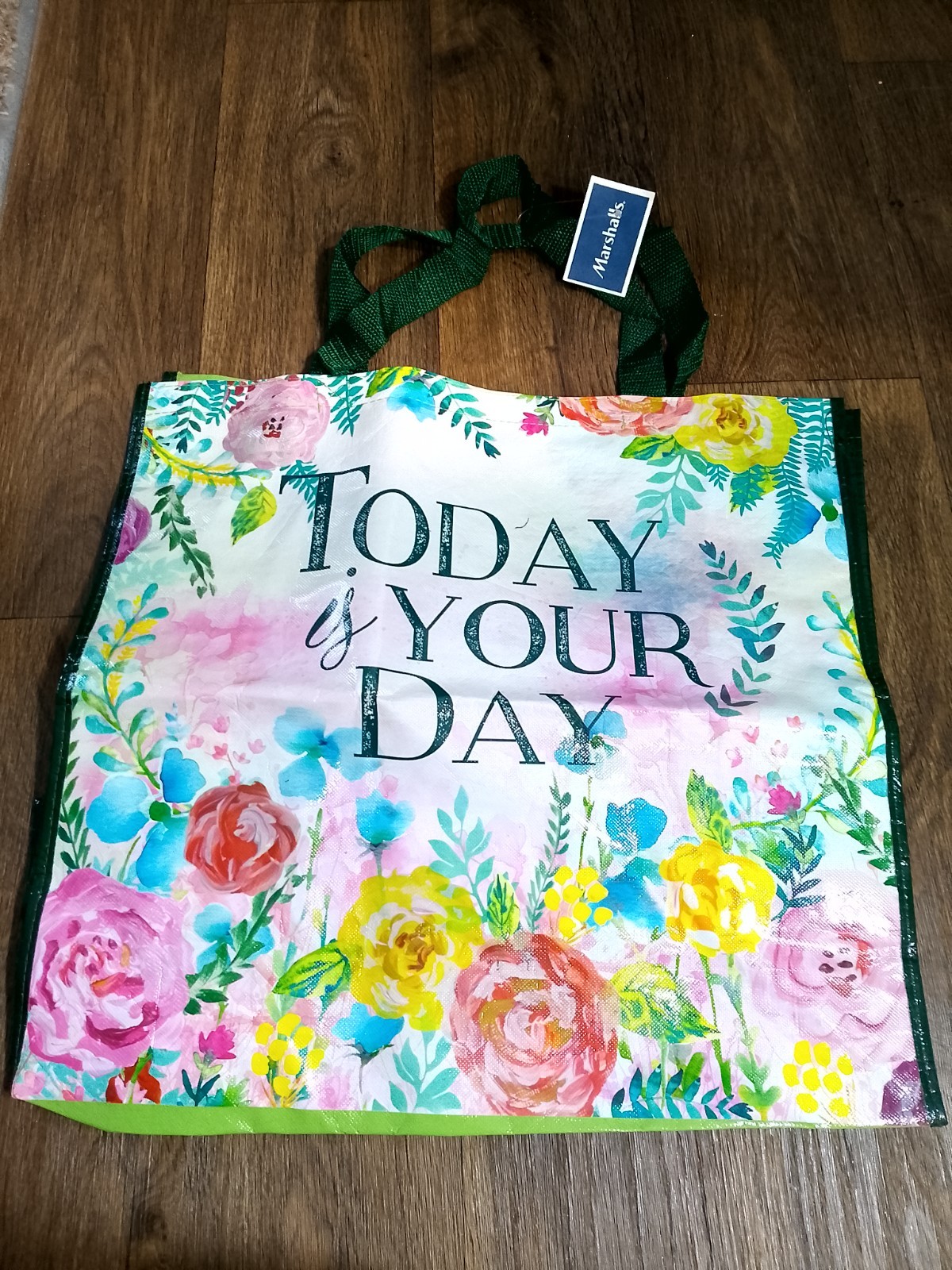 Marshalls “Today is your day” Shopping bag 19.5×7.5×17.5 inches