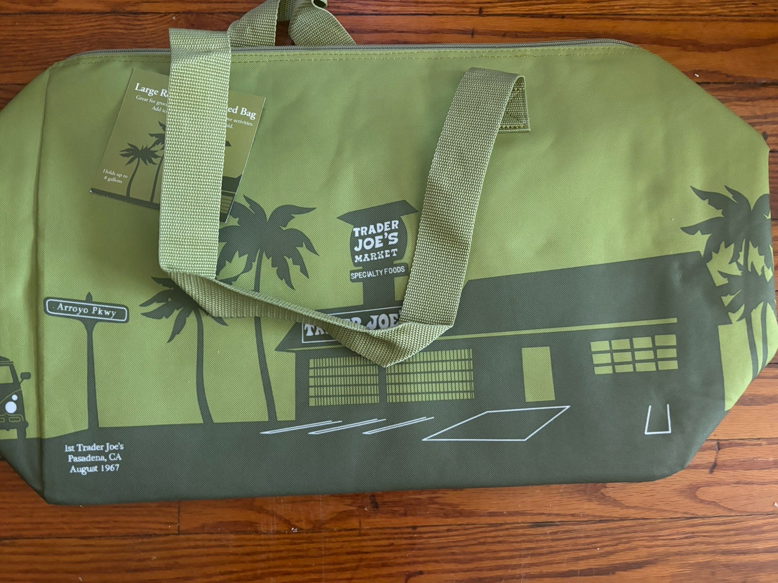 Trader Joe’s Olive Green Insulated Large Cooler Reusable Bag