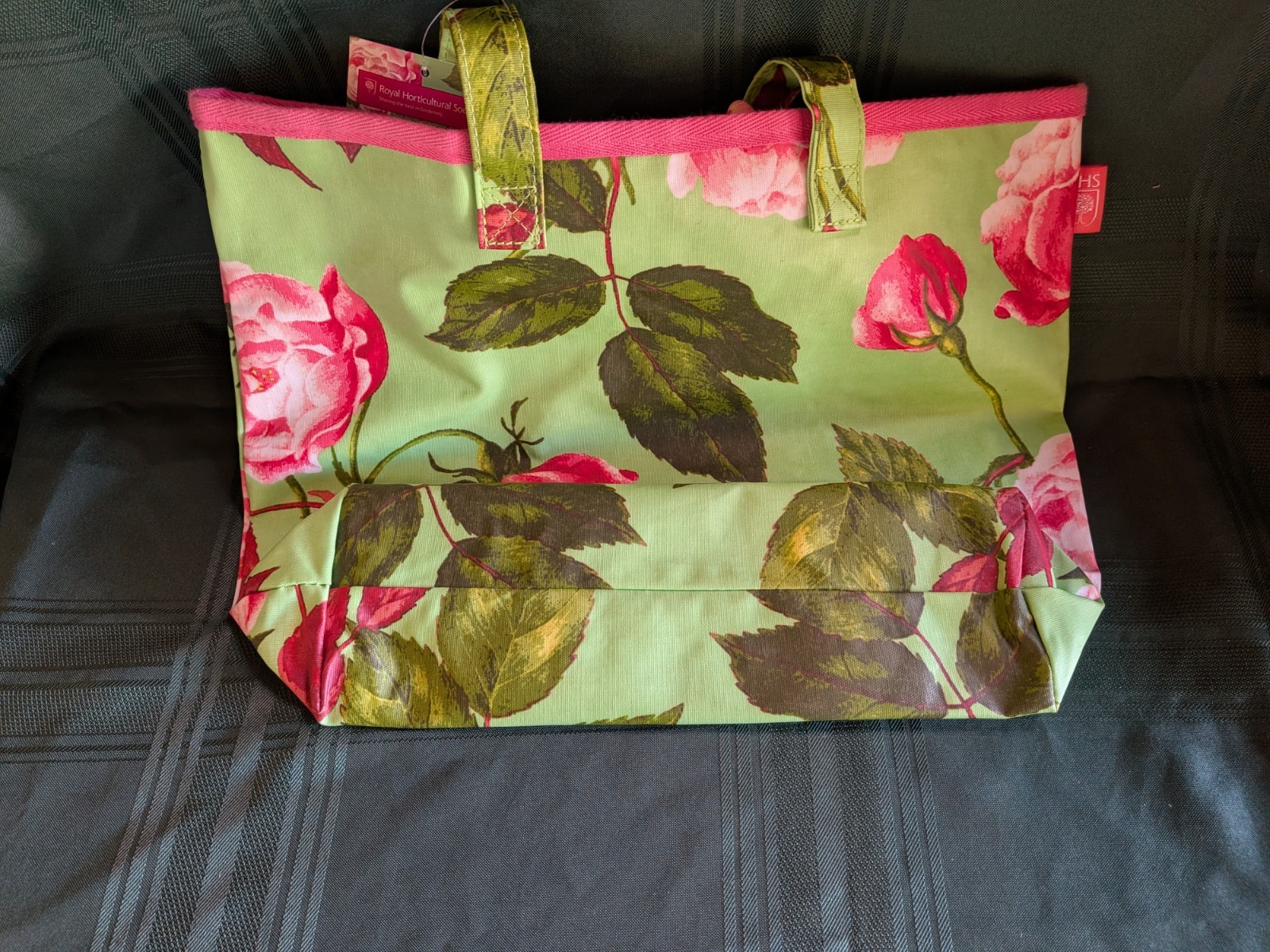 Ulster Weavers Royal Horticultural Society Rose Chinensis Oil Cloth Bag.