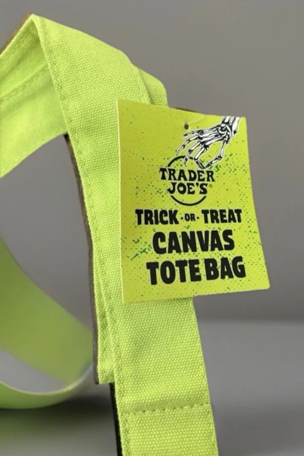 NEW Trader Joe’s Mini Canvas Tote Bag Multi Color Reusable Limited Edition Black