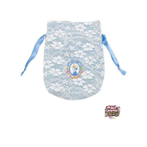 NEW Marimo Craft Cardcaptor Sakura Drawstring Bag Lace x Embroidery Blue Approx.