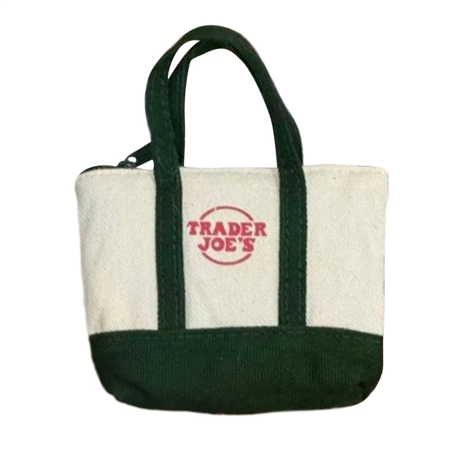 Trader Joe’s Canvas Micro Tote with Grocery Bag 2025 Christmas Limited NEW