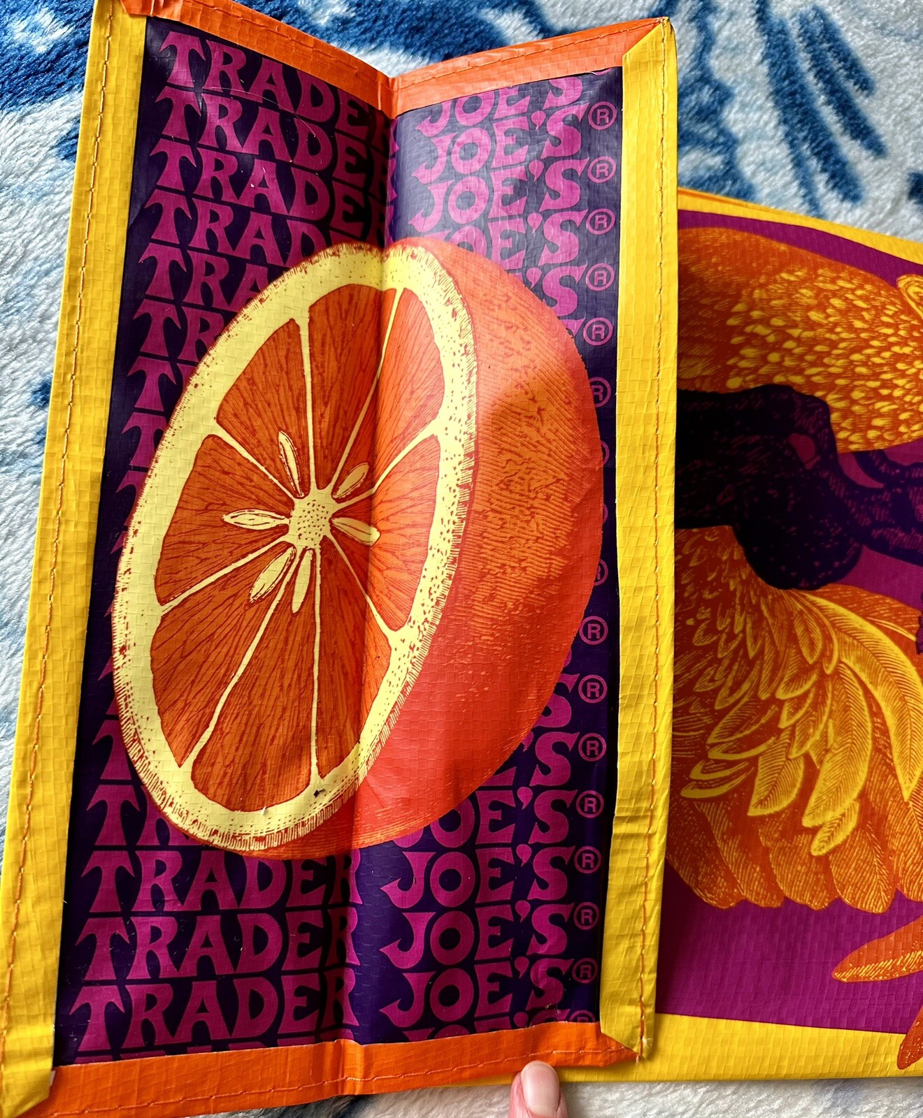 TRADER JOE’S “ORANGE CHICKEN” Reusable Shopping Bag Limited & Rare!! NEW W/Tag