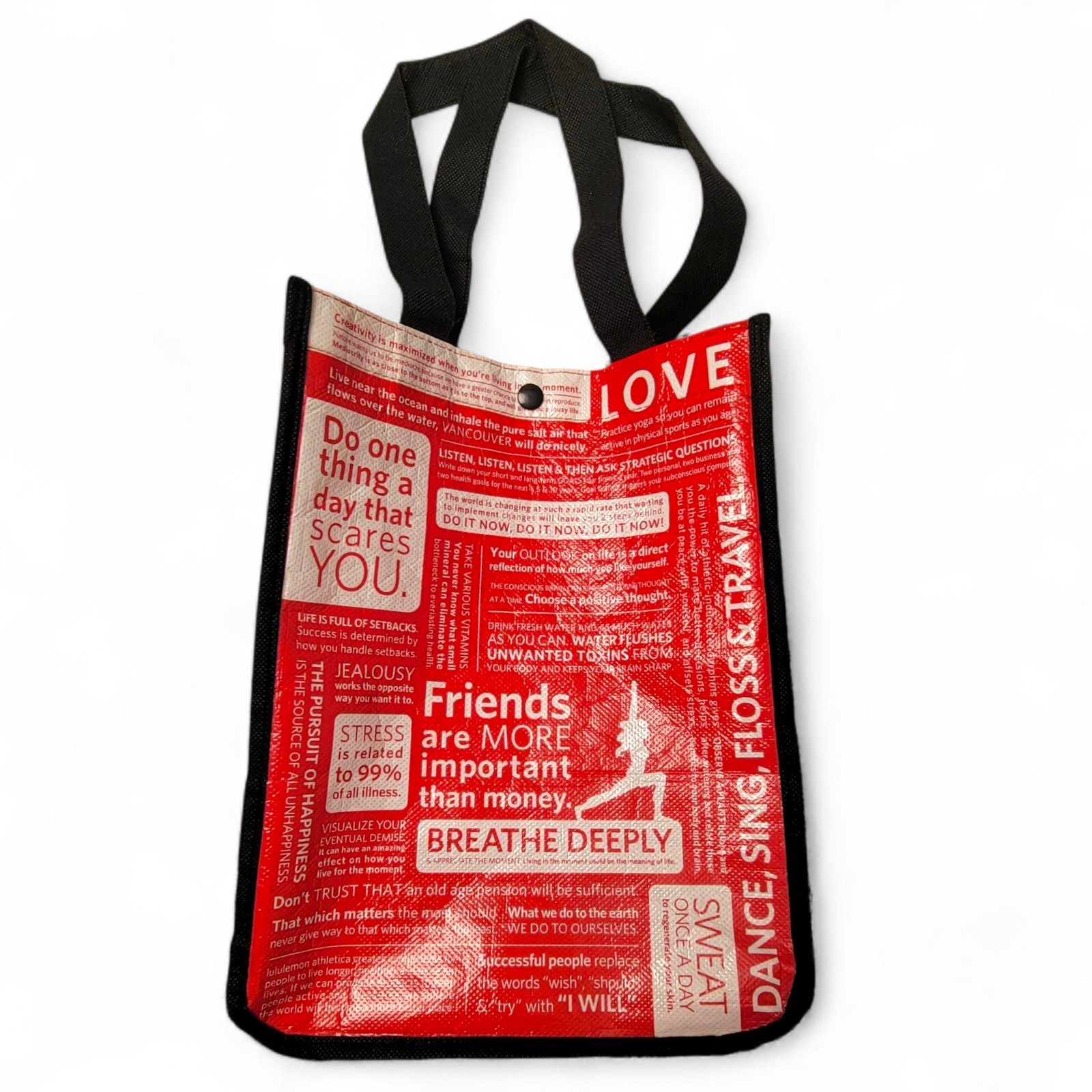 Lululemon Manifesto Tote Small Reusable Shopping Bag Sustainable