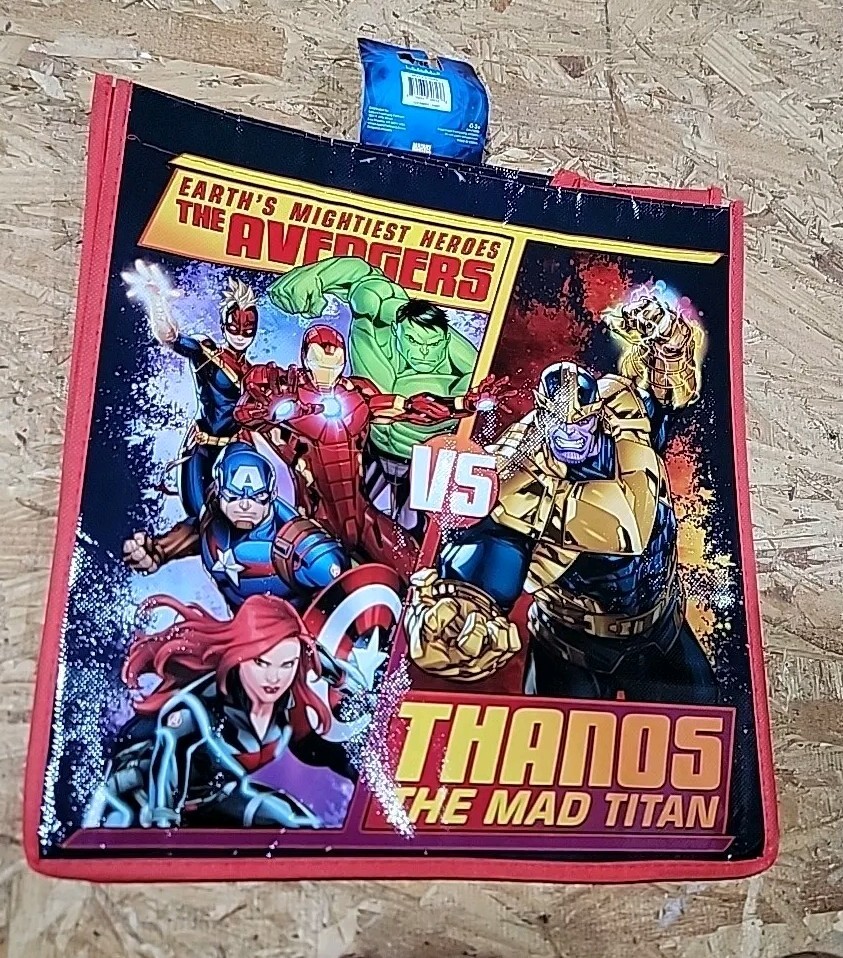 MARVEL Avengers Reusable Shopping Tote Bag By Legacy, NEW!
