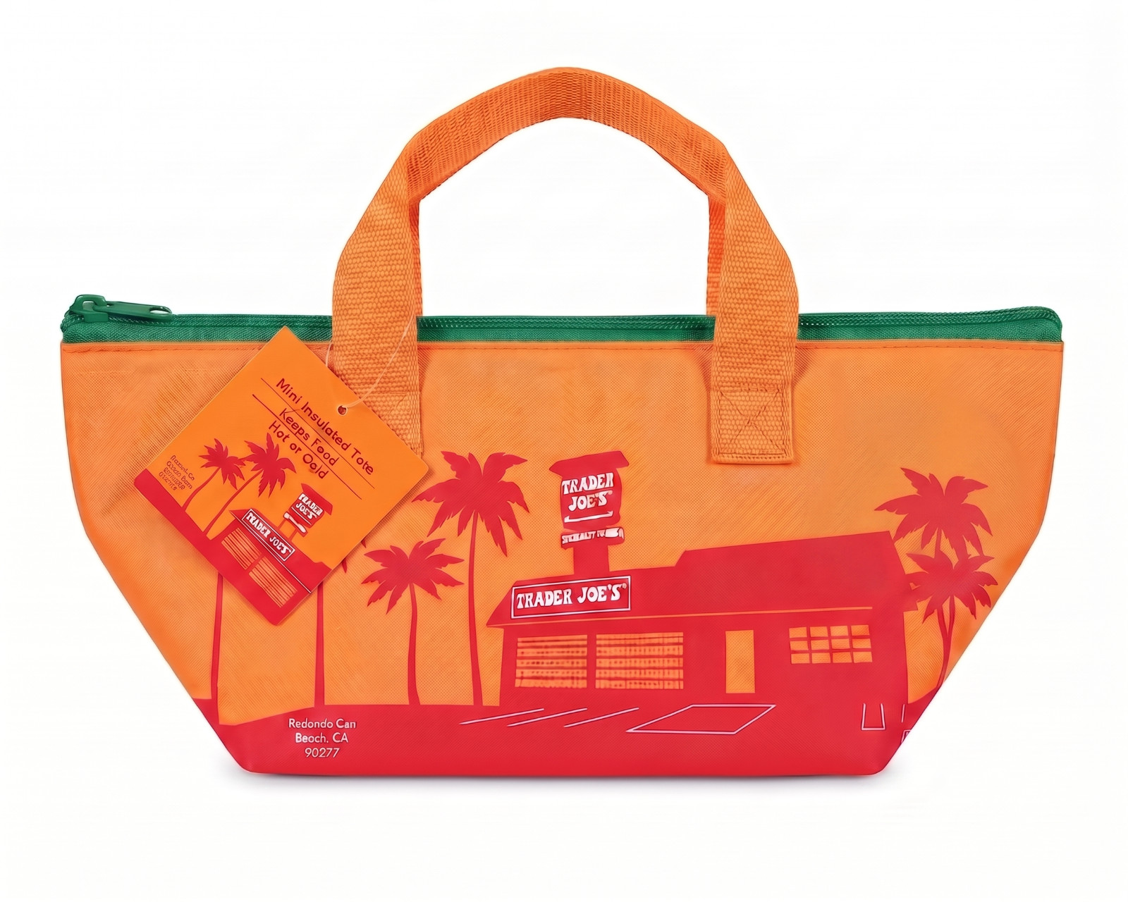 Trader Joe’s mini Insulated Sunny Orange Tote