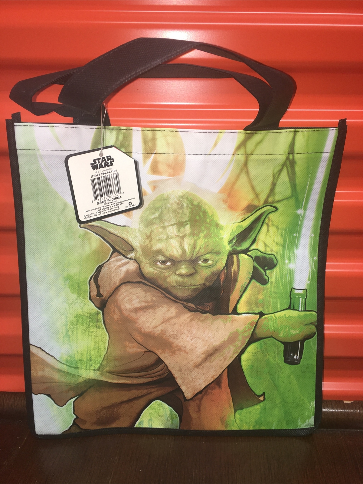 Disney Star Wars Yoda Polypropylene Reusable Shopping Tote