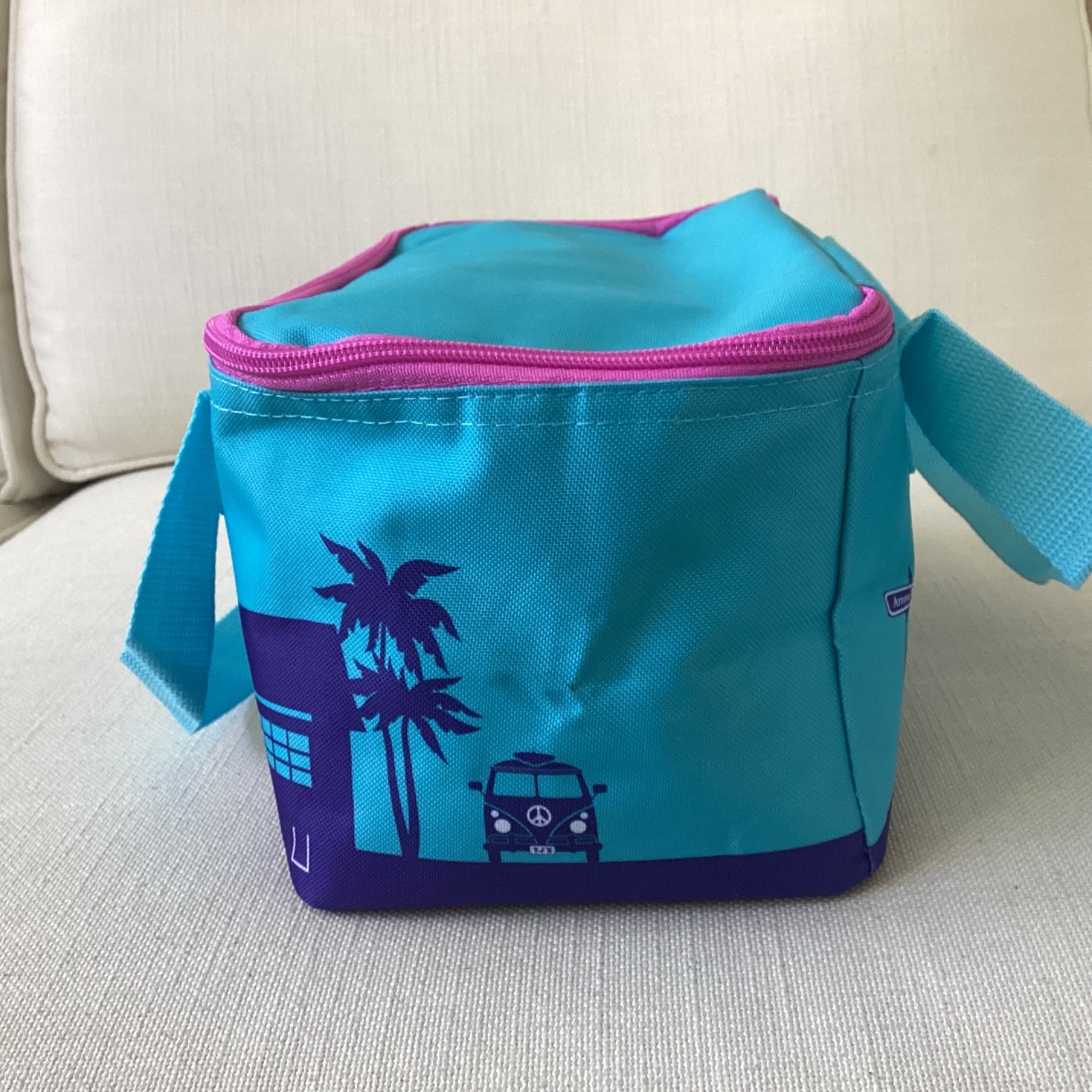 NEW! Trader Joe’s Summer 2026 MINI Insulated Tote-Blue/Pink/Purple