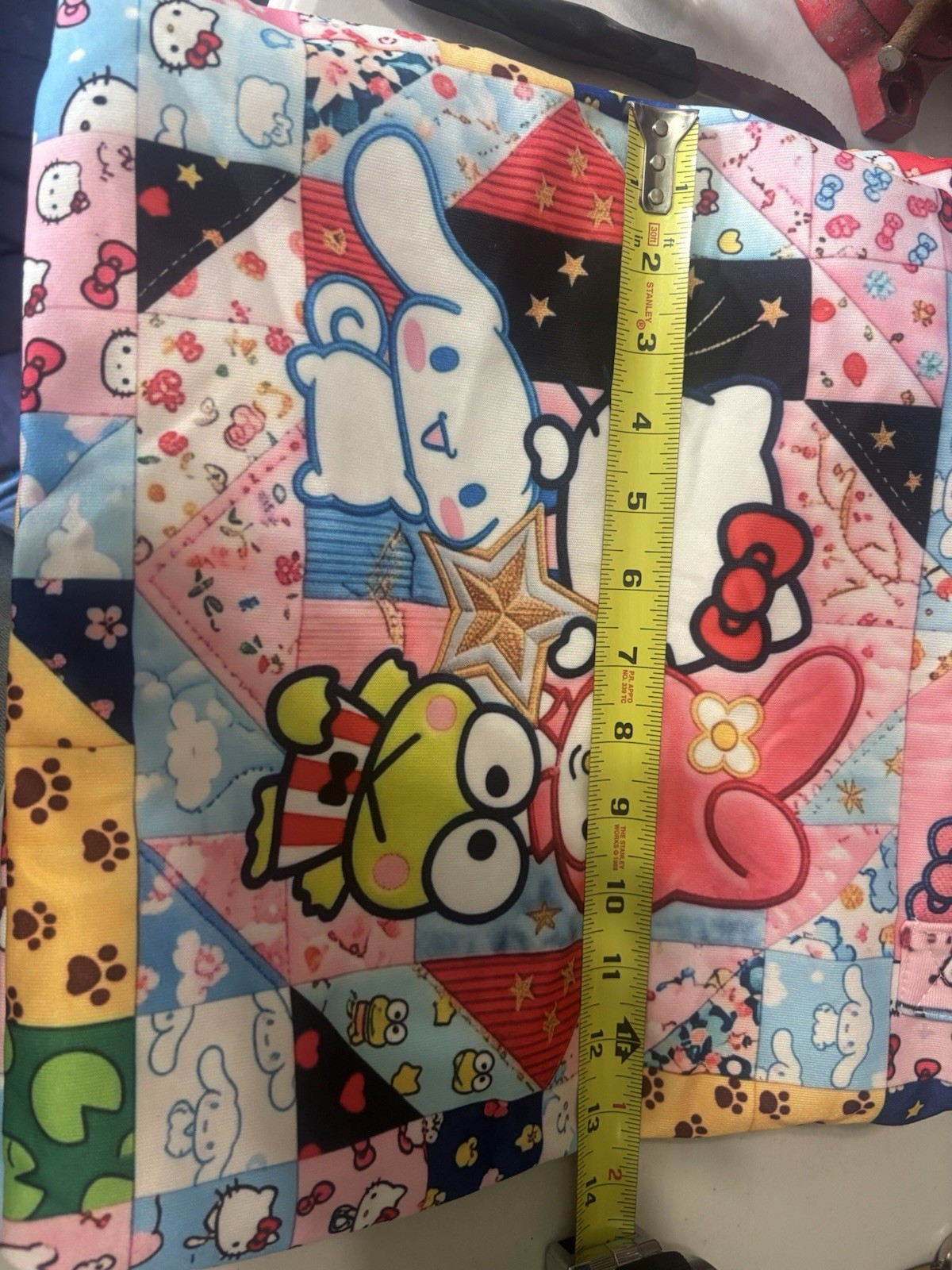 Hello Kitty Reuseable Shopping Tote Beach Diaper Bag Friends My Melody Zippered