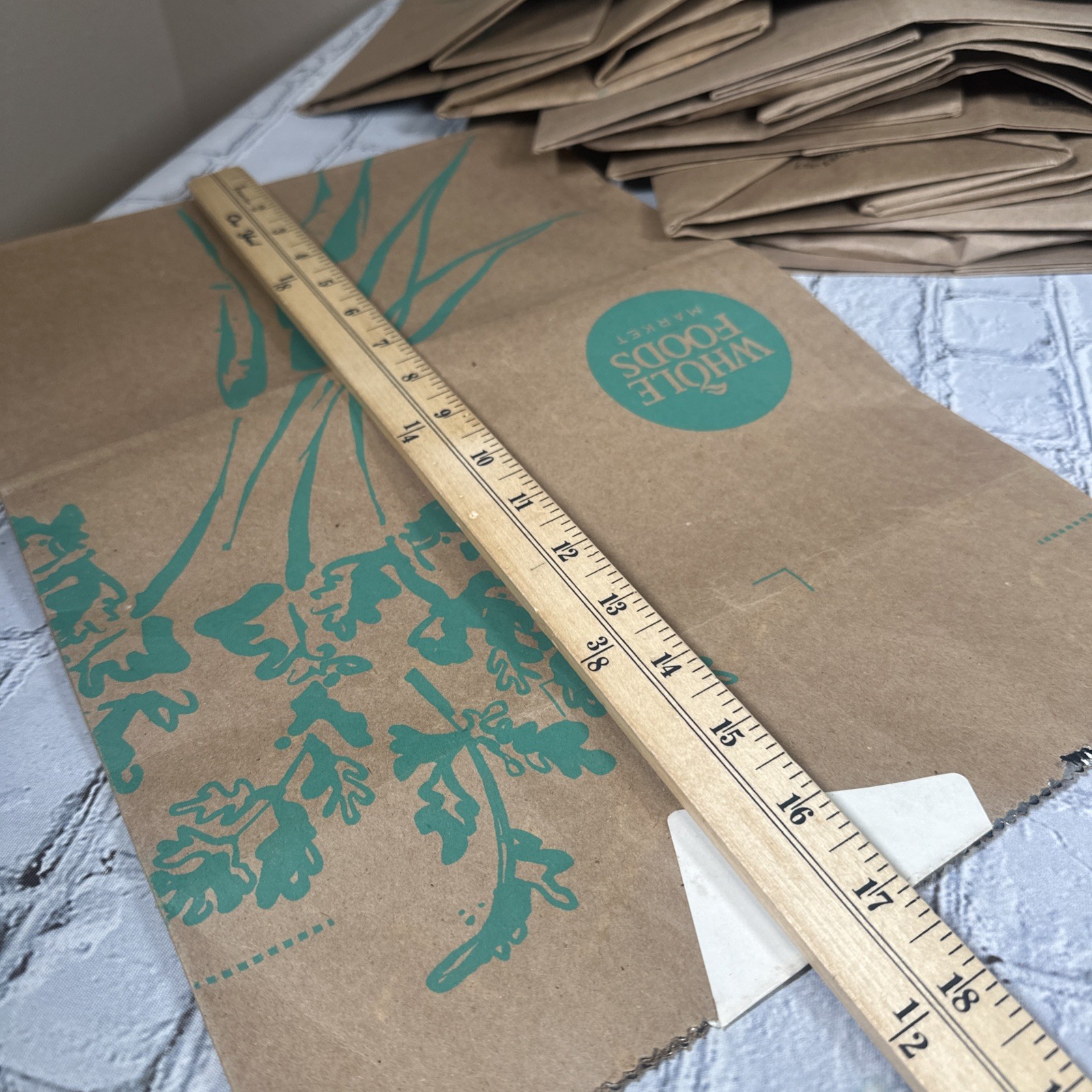 Lot Of 10 Paper Temp Thermal Insulated Foil Lined Bags Whole Foods Amazon