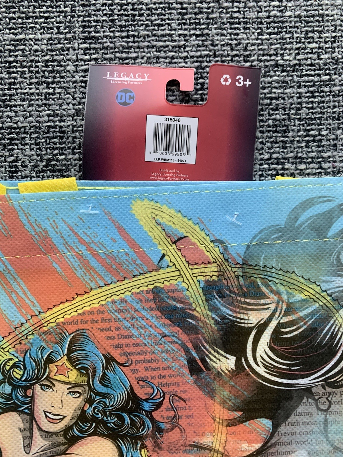 DC – Wonder Woman – Power – Tote Bag – Legacy – 12 x 6 x 13