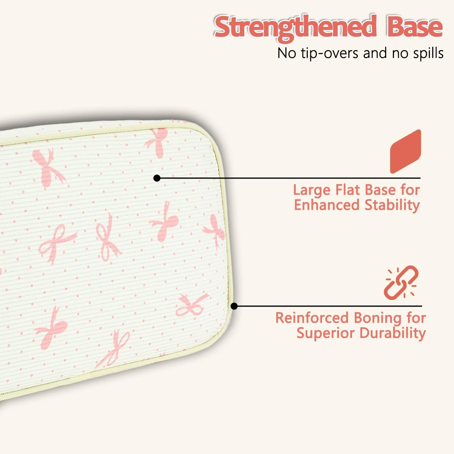GYEUKHAM Lunch Bag for Women Men – Cute Large, Corduroy Pink Butterfly