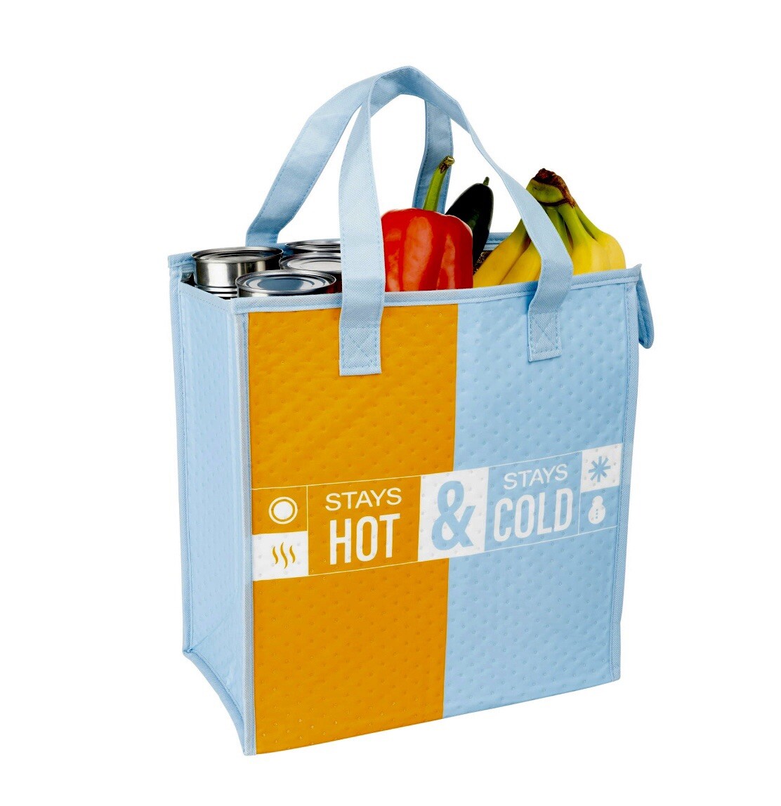 2 – Premium Walmart HOT & COLD Reusable Insulated Grocery Freezer Bag w/Zipper