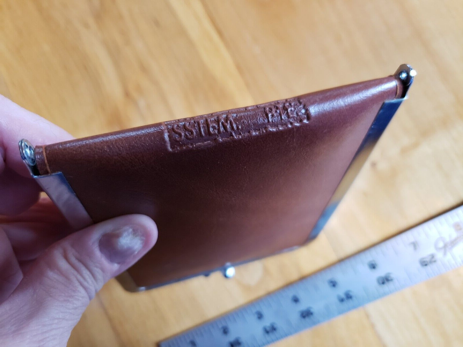 Rare Weiss Antique Folding Shopping Bag in Wallet Case Kiss Lock Portable