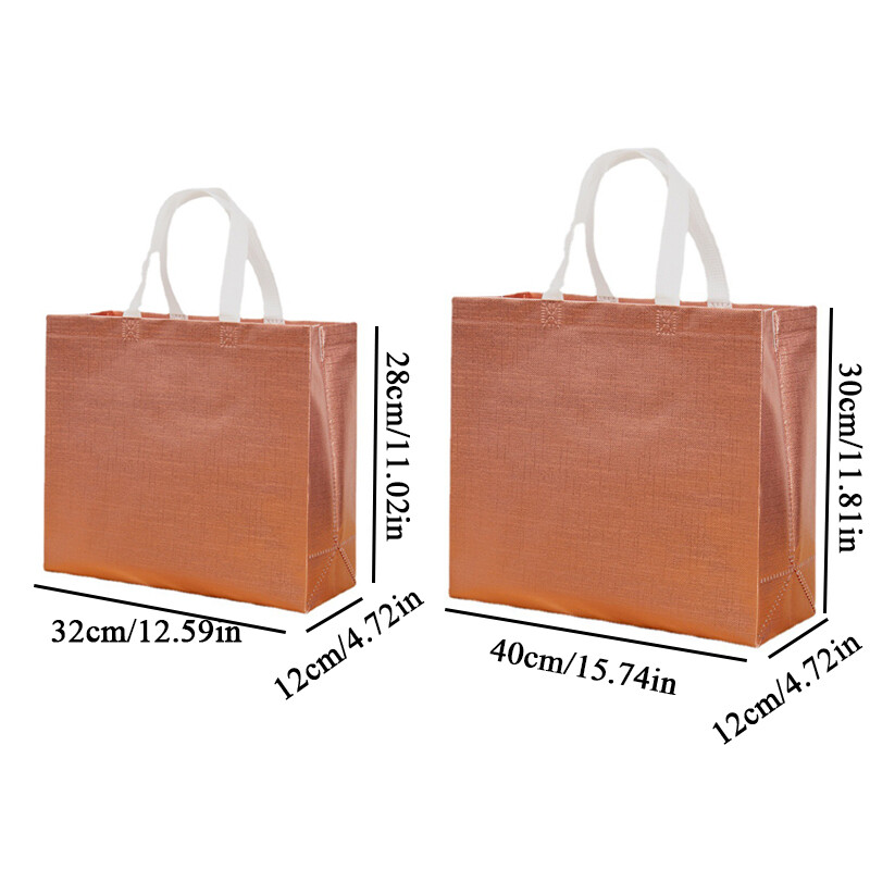 Eco Shopping Bag Takeaway Laser Bag Non-woven Fabric Film Coated Waterproof