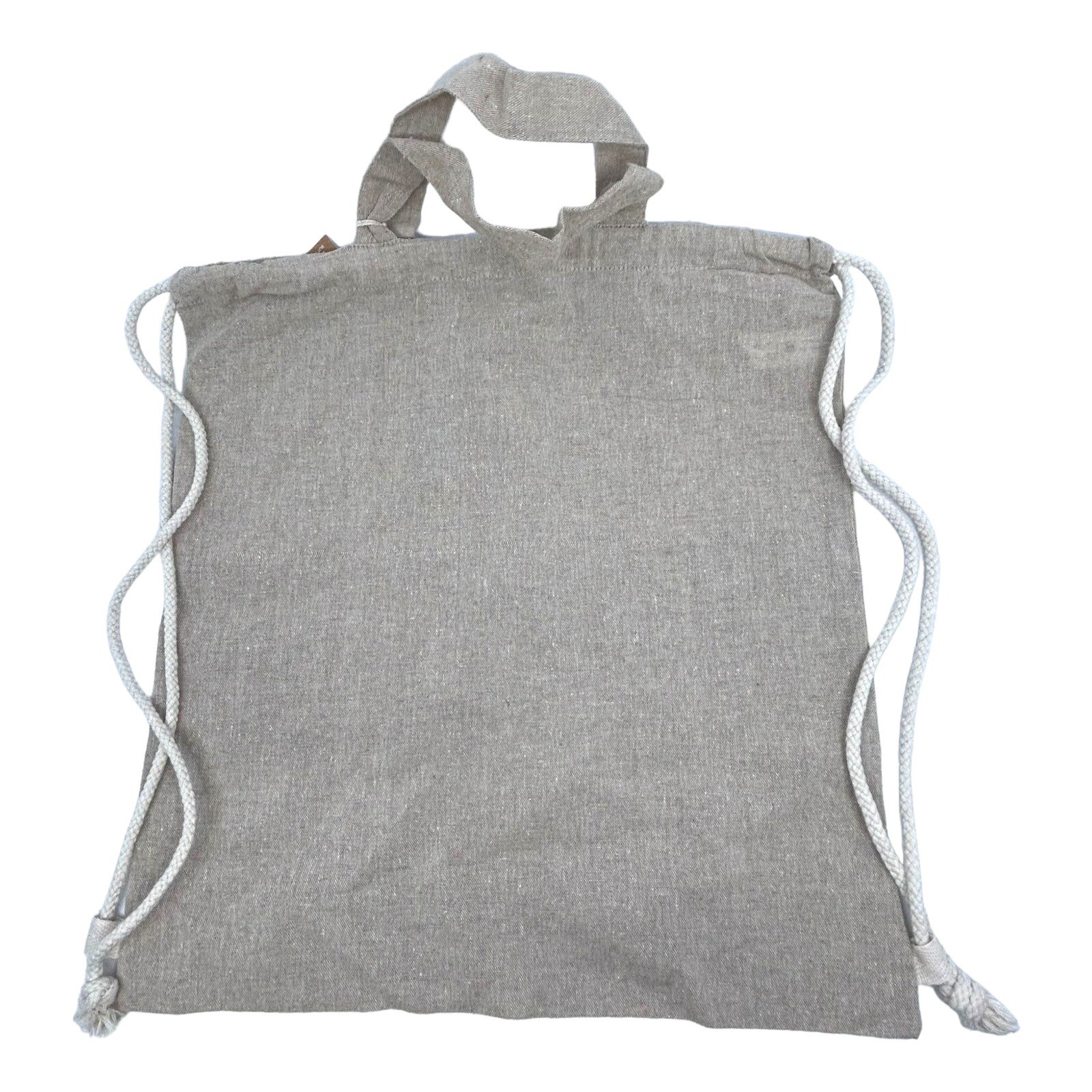 Salesforce Salesblazer Recycled Cotton Cinch Bag Backpack Tote Reusable Shopping