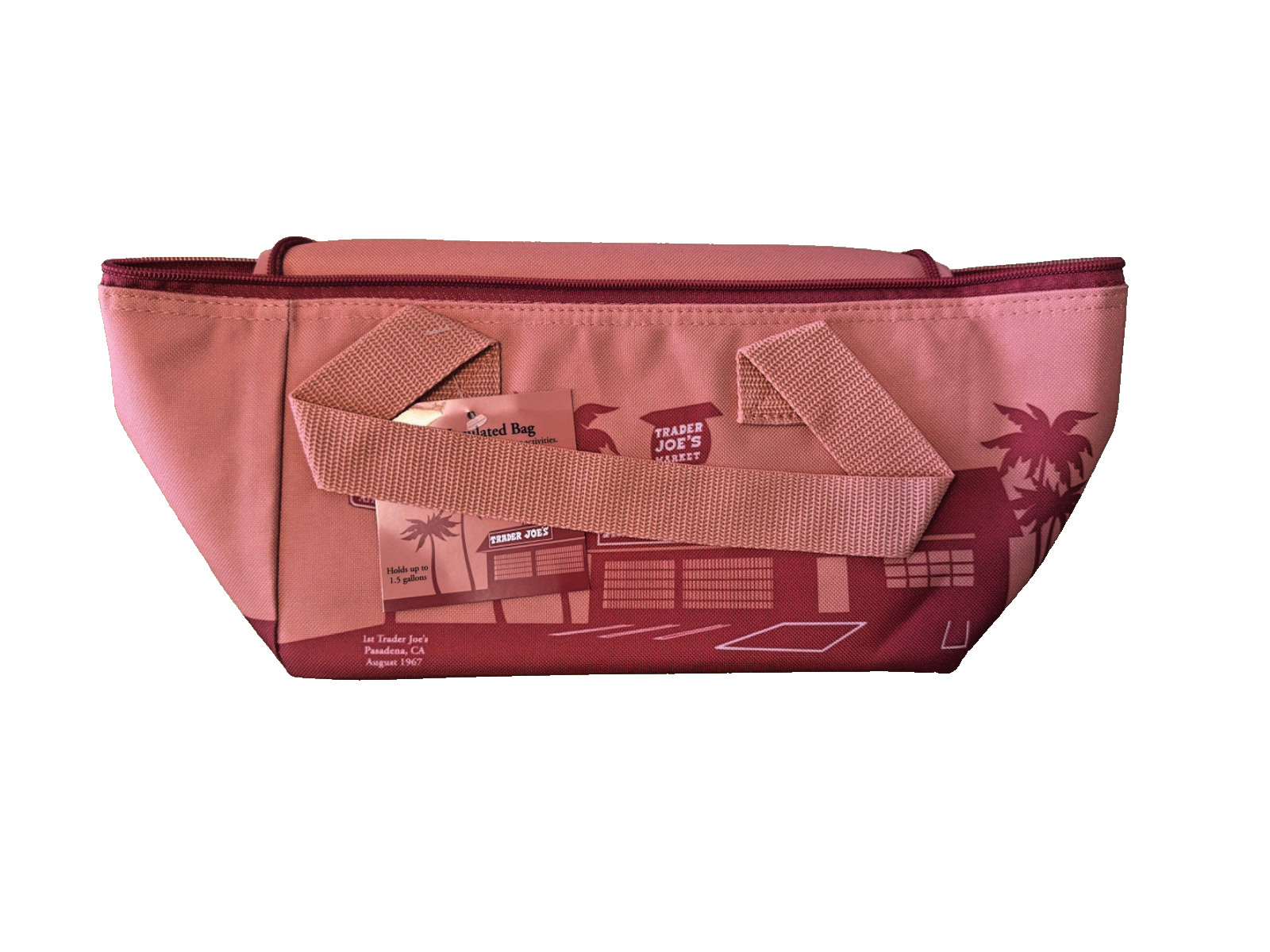 New Trader Joe’s Mini Insulated Bags PEACH & BLUE Set of 2 ** LIMITED EDITION**