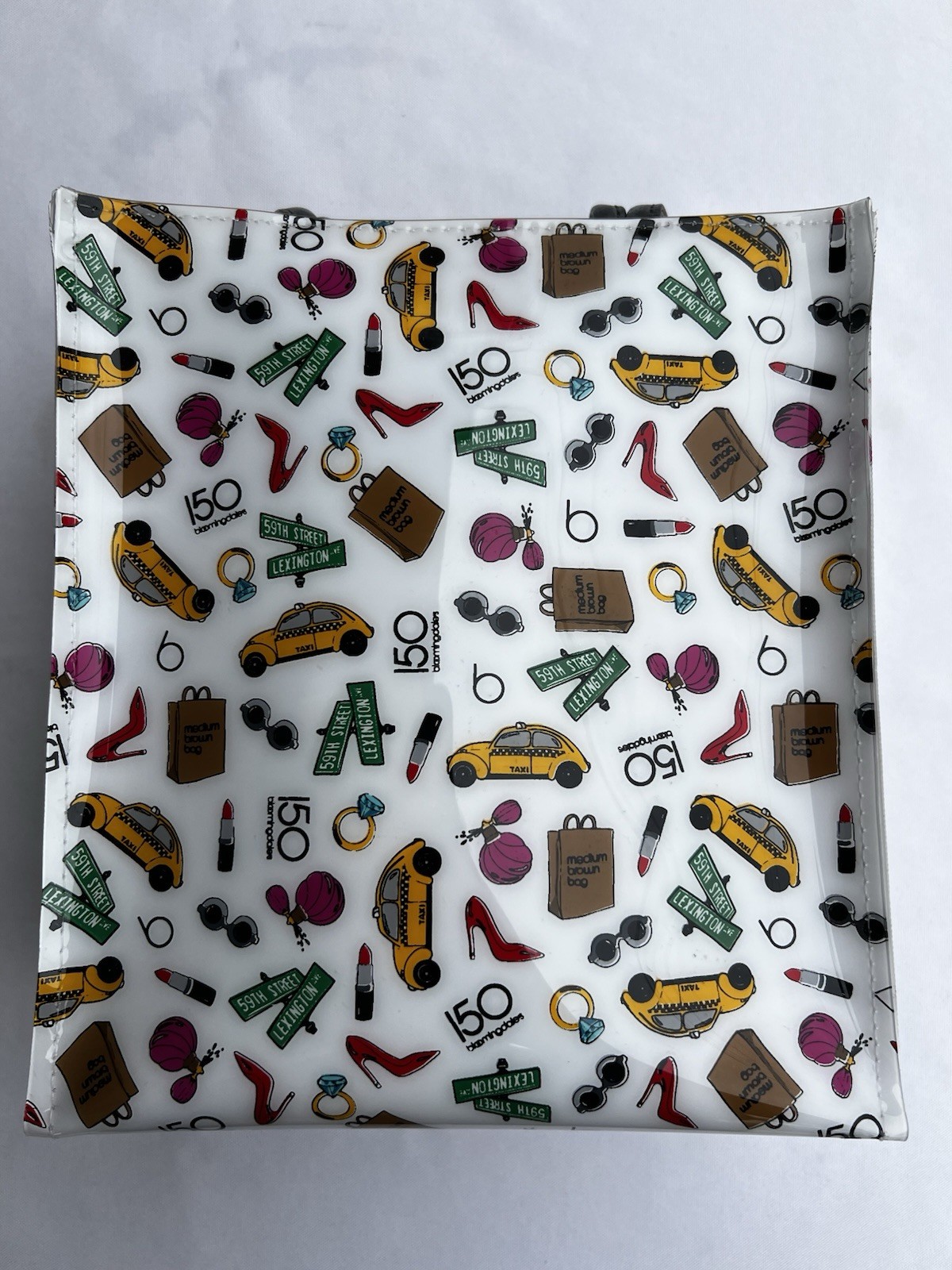 Bloomingdale’s Collectable Rare “150 Celebration” Plastic Tote w/ handles