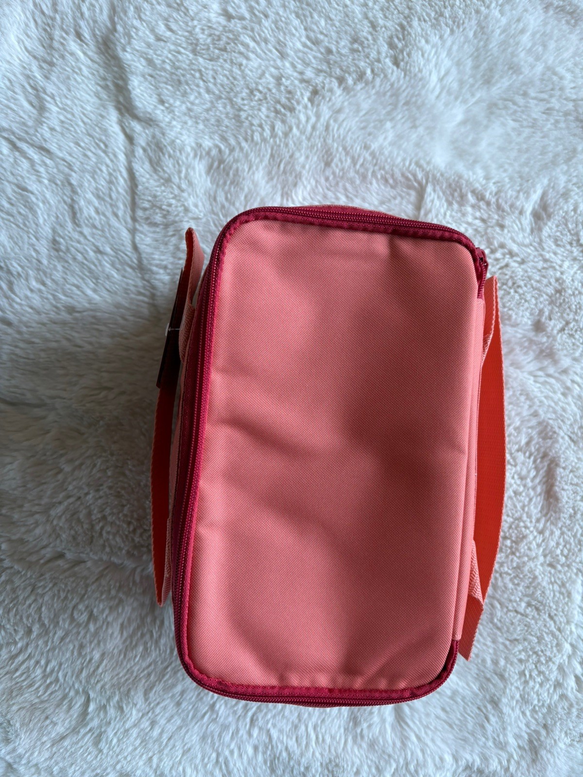Brand New with Tag Trader Joe’s Mini Insulated Cooler Tote Bag – Peach