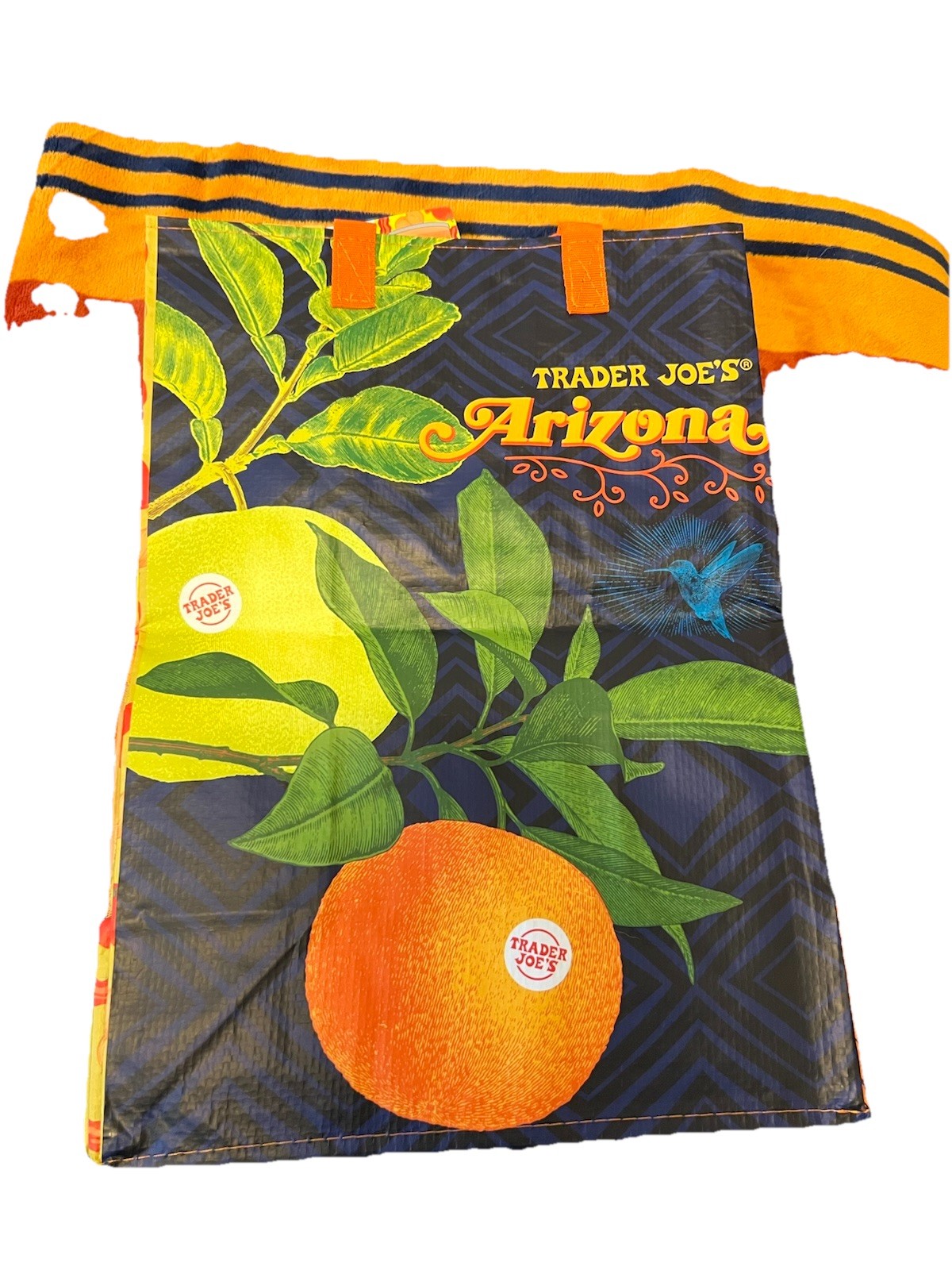 Trader Joe’s Reusable Shopping Bag Arizona Multicolor All-Over Pattern Tote