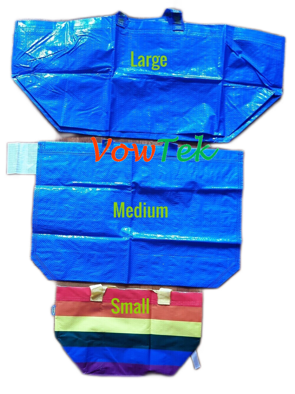 Six IKEA Medium ECO Friendly FRAKTA Tote for grocery shopping laundry storage