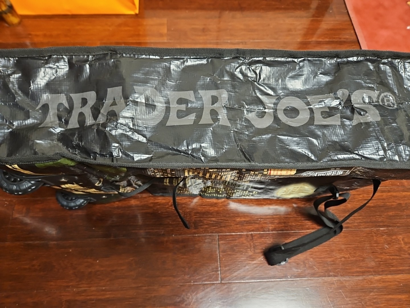 Trader Joe’s ROLLING BAG Nocturne Night View Tote Bag ~ ONE OF A KIND VERY RARE!