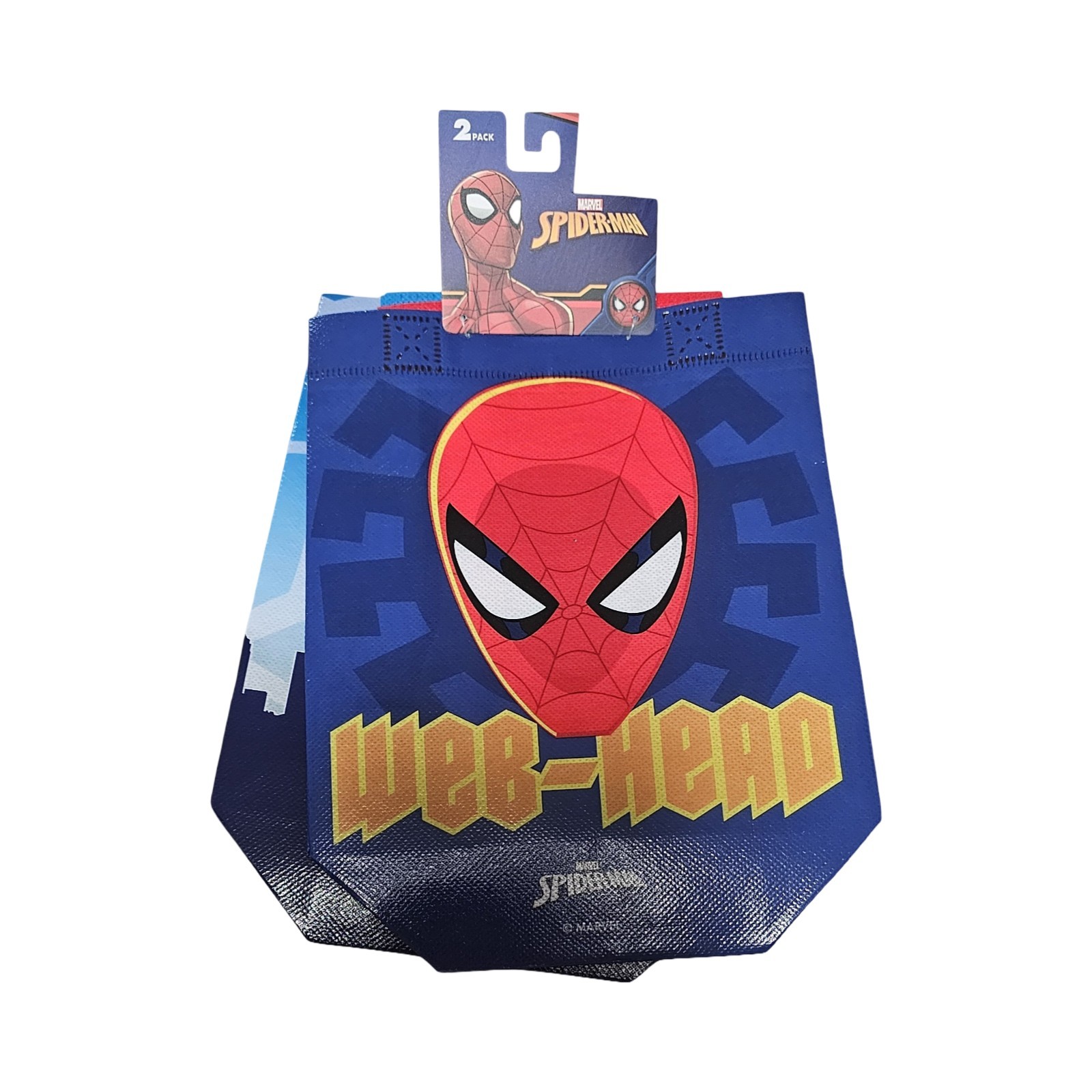 Marvel Spider-Man 2 Pack Reusable Tote Goodie Treat Gift Party Bags 7″X8″X3.25