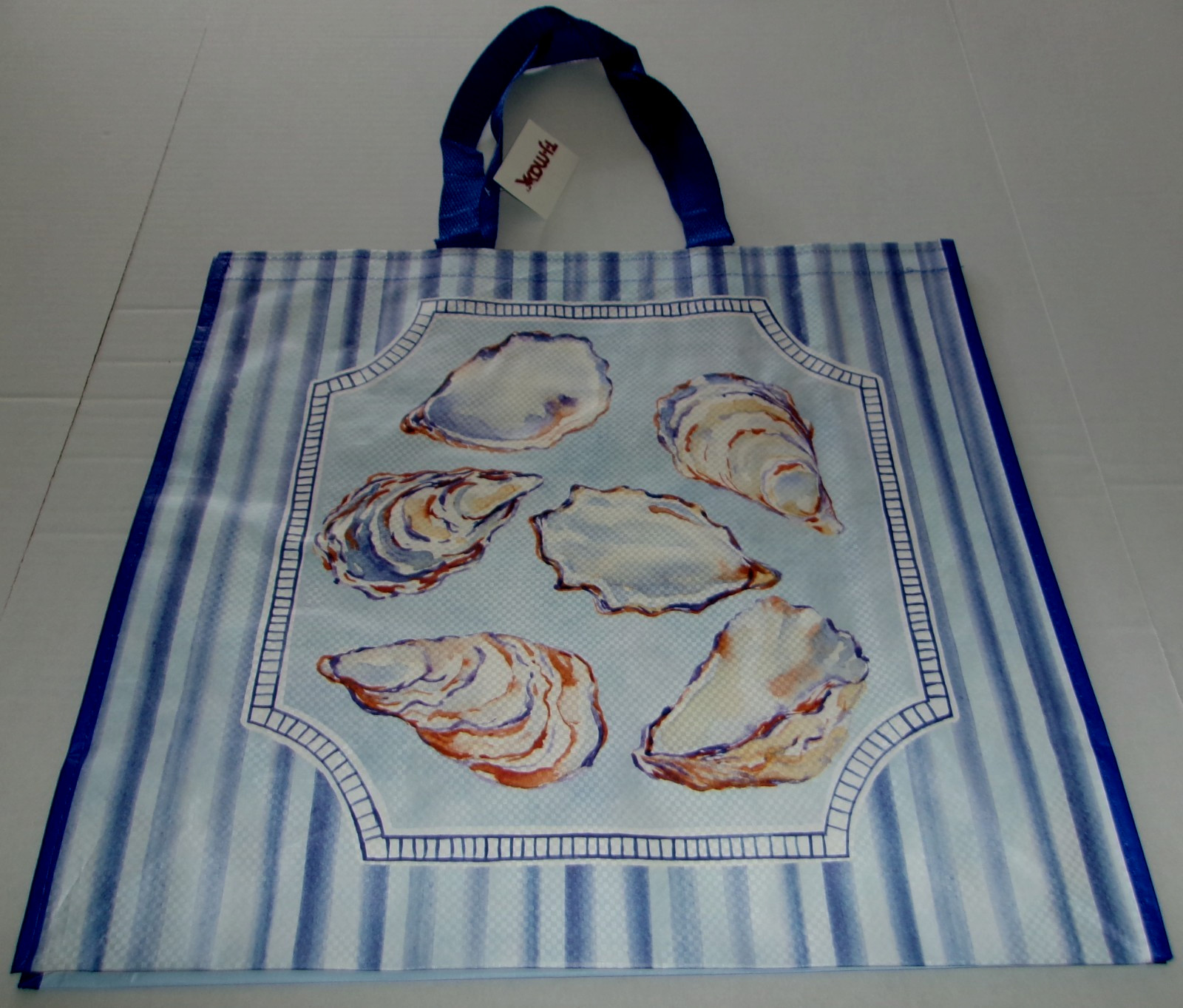 COASTAL Reusable Tote Bag ~ 20″ X 18″ X 8″ ~CLAM’S By TJMaxx