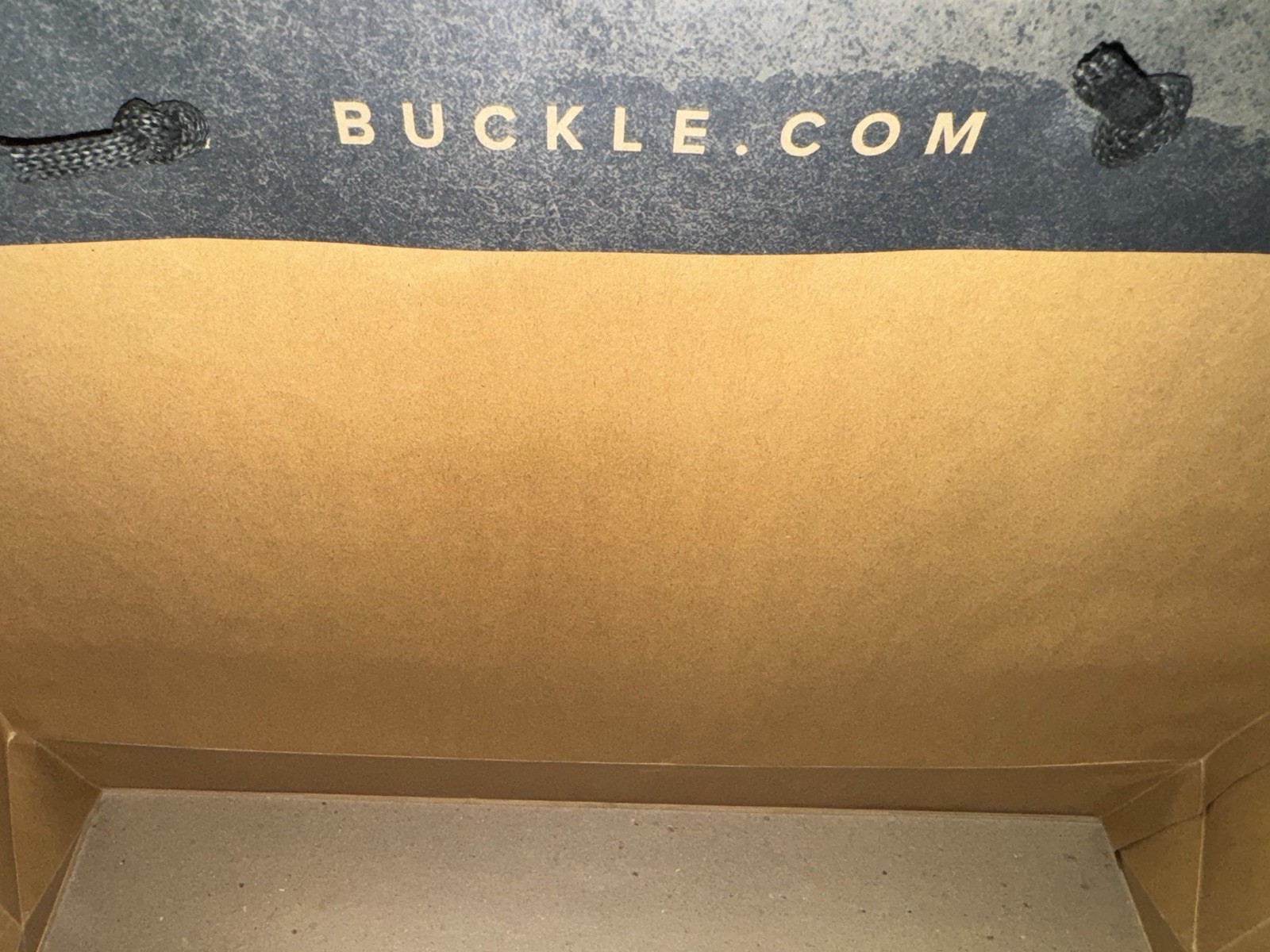 Buckle Reusable Cardboard Paper Shopping Bag Black Gift Clothing 20×16