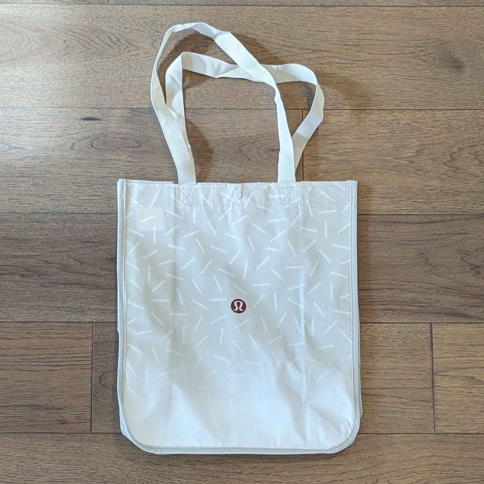 Lululemon Large Reusable Shopping Tote Lunch Bag ❤️ Holiday White Ombre ❤️ NEW!*