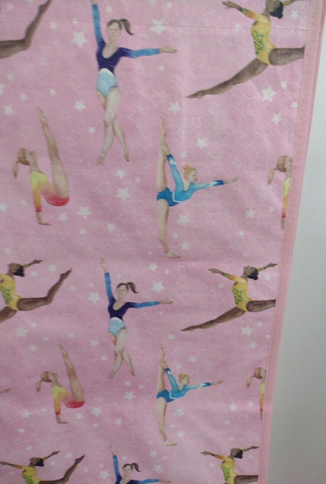 TJ Maxx Eco-Friendly Shopping Bag Pink Gymnastic Print Reusable Tote