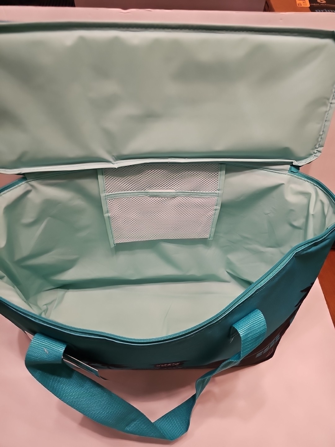 Trader Joe’s Emerald Green /teal NEW Insulated Cooler Large 8 Gallon Tote Bag