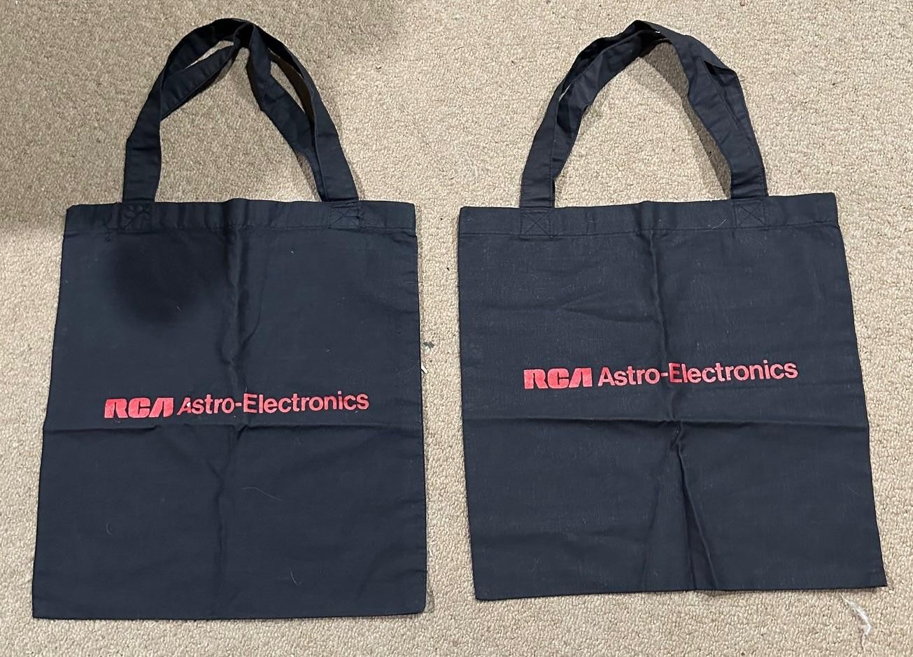 RCA Astro Electronics Grocery Market Mini Tote Bag Brand New lot of 2 #A205