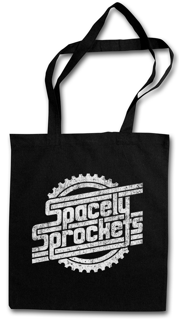 SPACELY’S SPACE SPROCKETS INC. LOGO SHOPPING BAG Comic Series Symbol Insignia