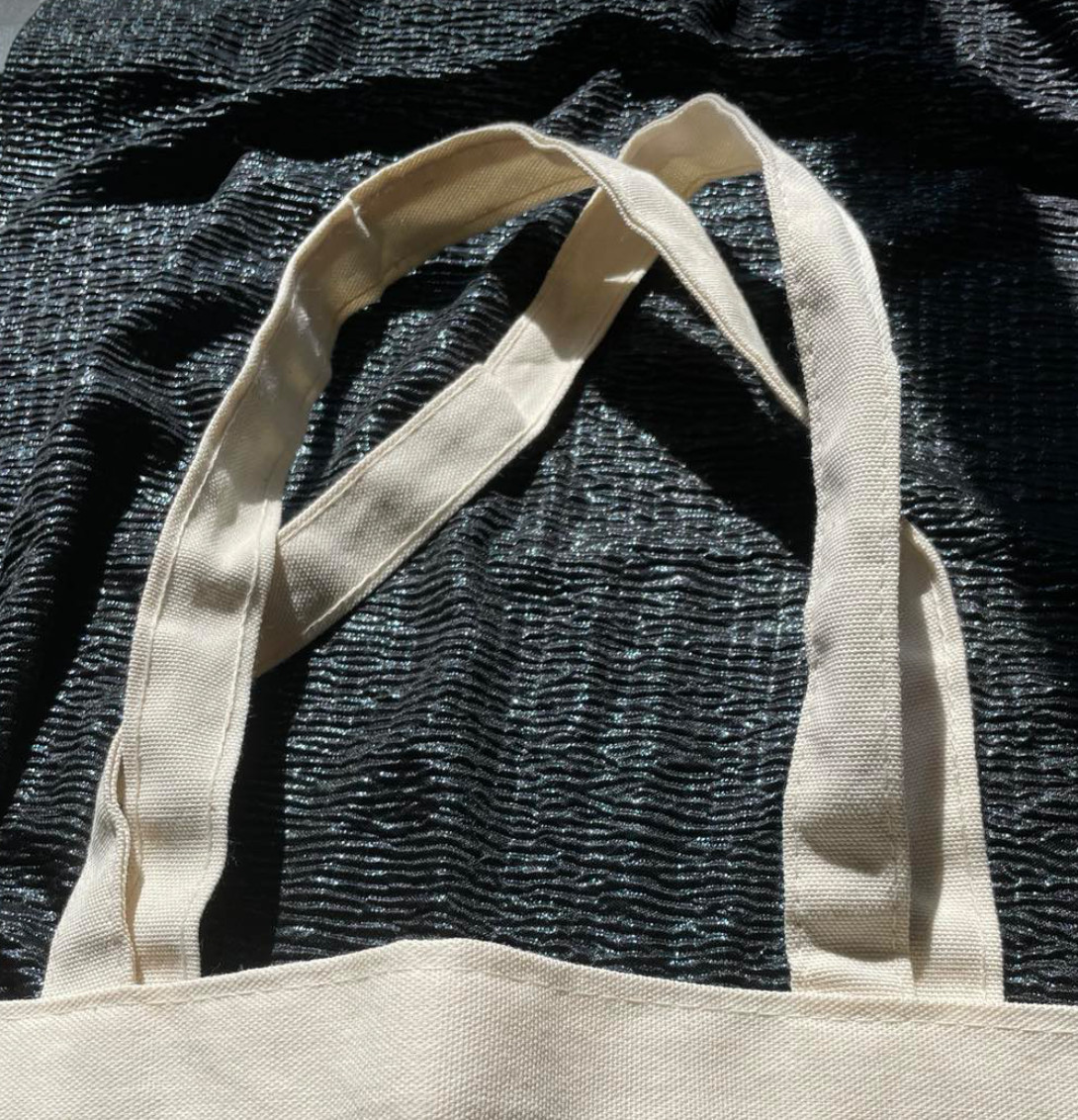 SHOP SMALL Canvas Tote Bag American Express 16.5” X 12.5” Jing Wei Designer