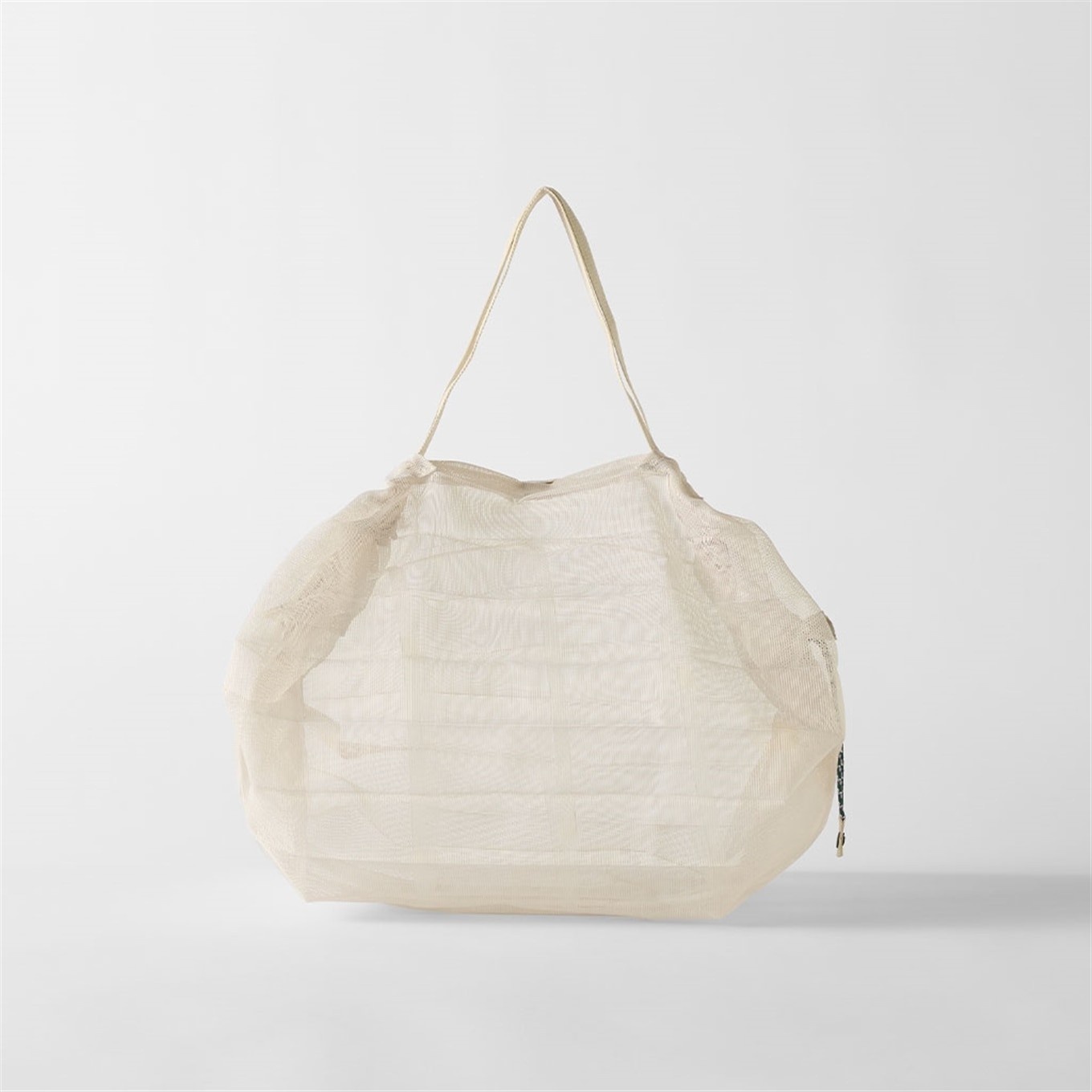 MARNA Shupatto Mesh Bag 25L Foldable Eco Bag Beige Compact Japan