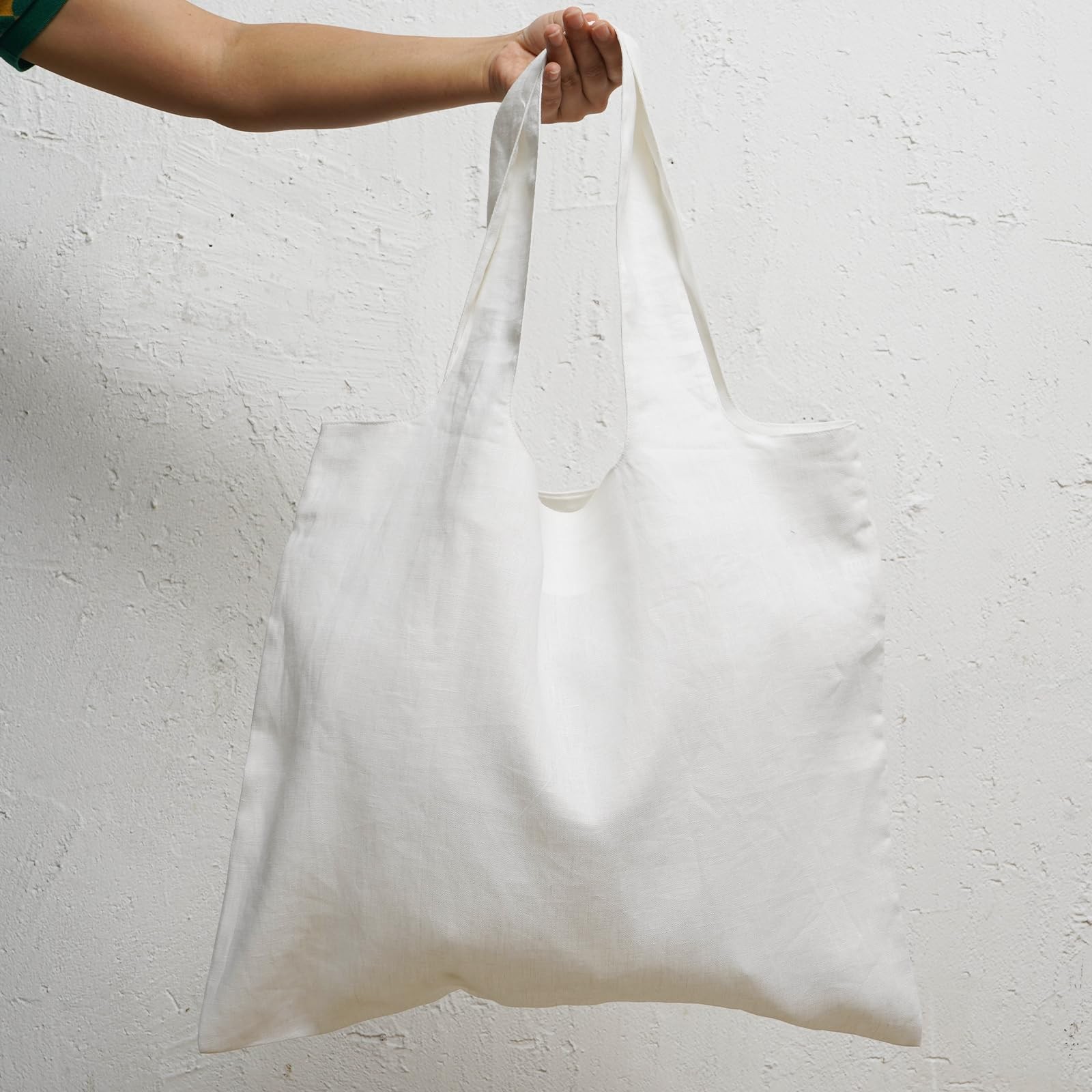 100% Pure Linen Reusable Shopping Bags for Shoulder Grocerie Bags Heavy Duty …