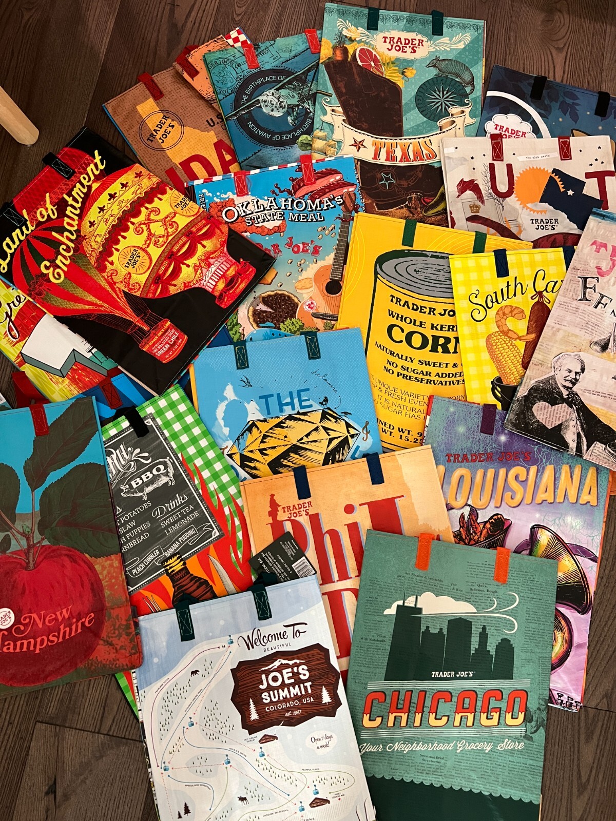 🔥You Pick 1 Trader Joe’s ECO Reusable Shopping Grocery Gift Tote Bags NWT! 🛍️