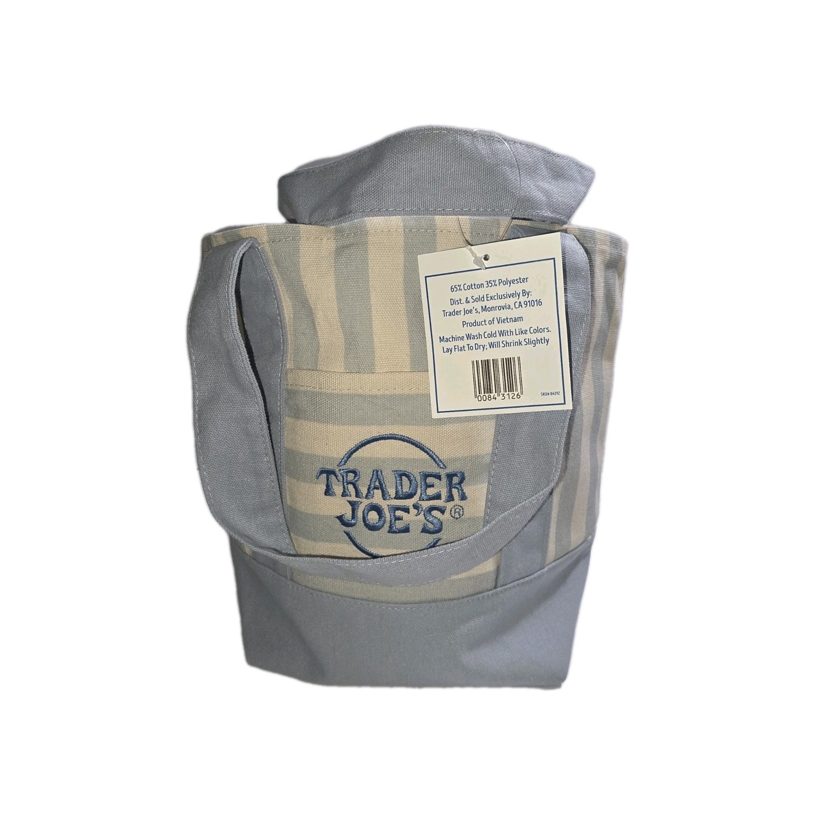 Trader Joes Striped Tote