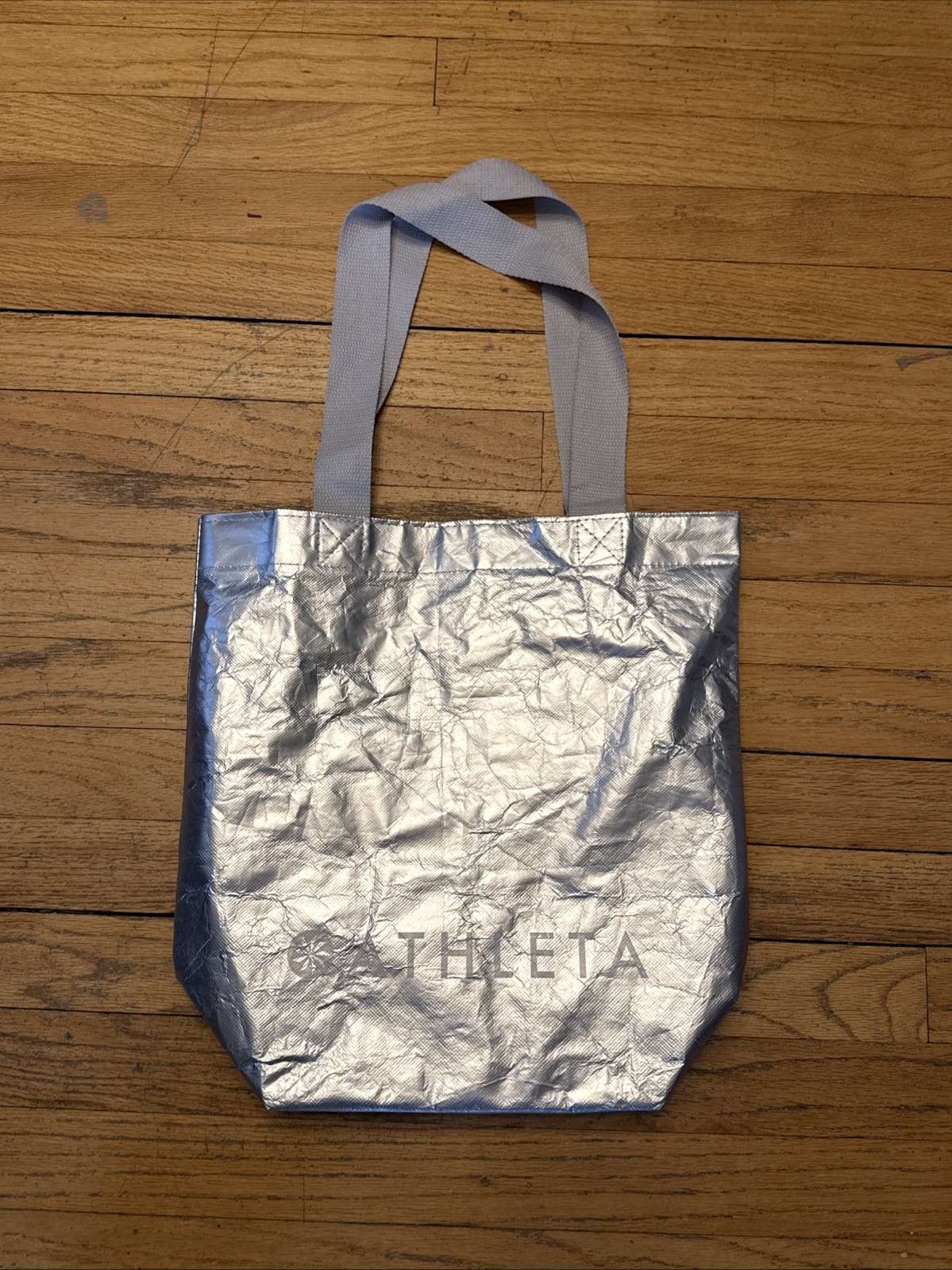 ATHLETA Silvery Shopping Bag – Medium – Double Handles