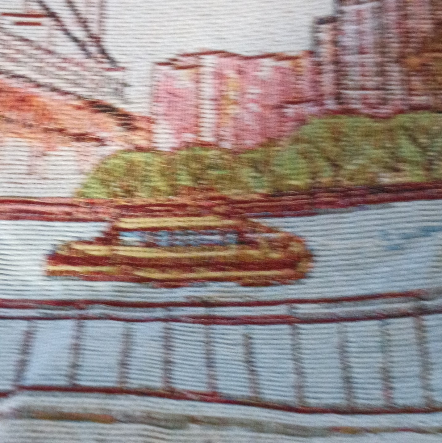 New York City Skyline Cityscape Tote Reusable Shopping Bag Beige Multicolor